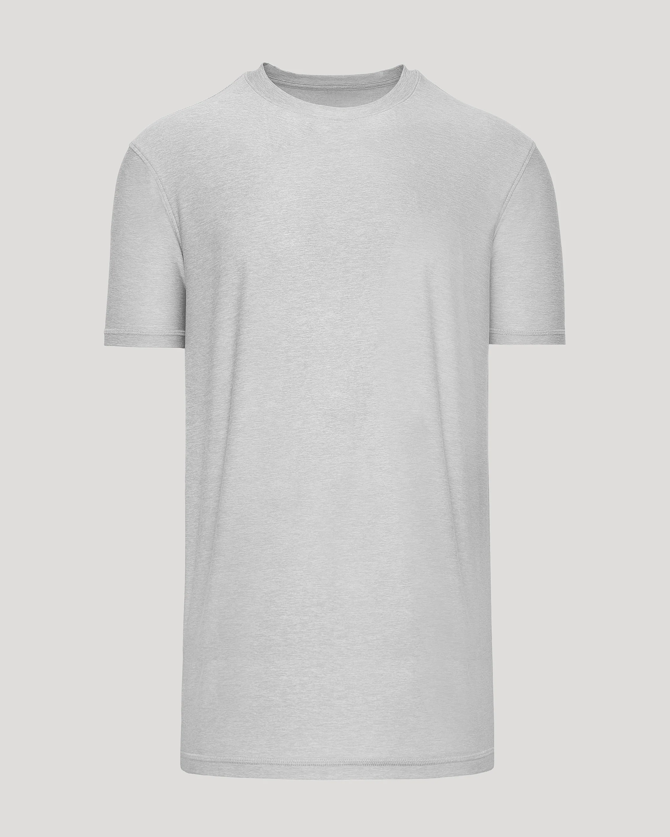 Light Heather Gray Tall Active Crew Neck 2.0 - Image 2