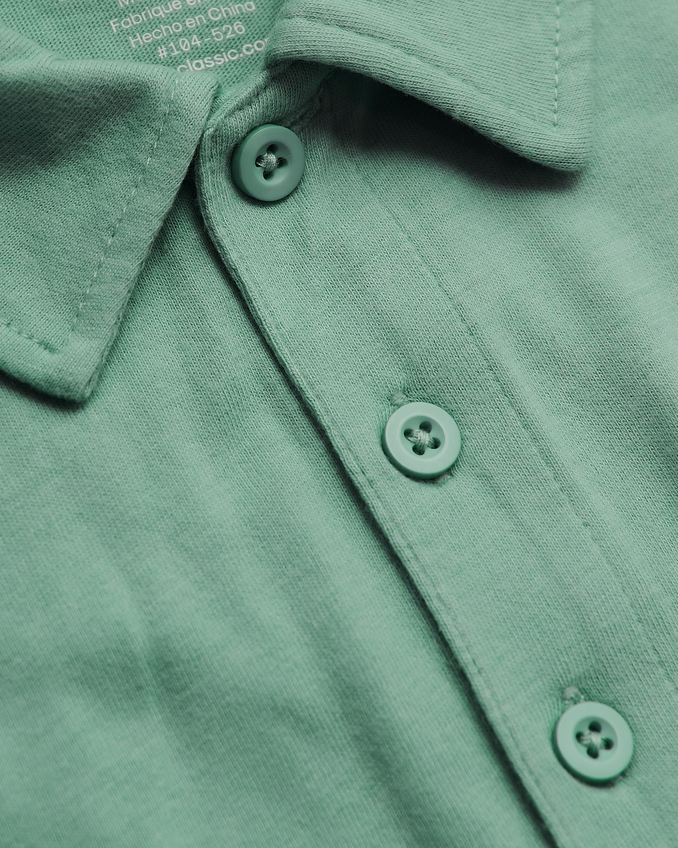 Light Heather Greenery Classic Polo - Image 9