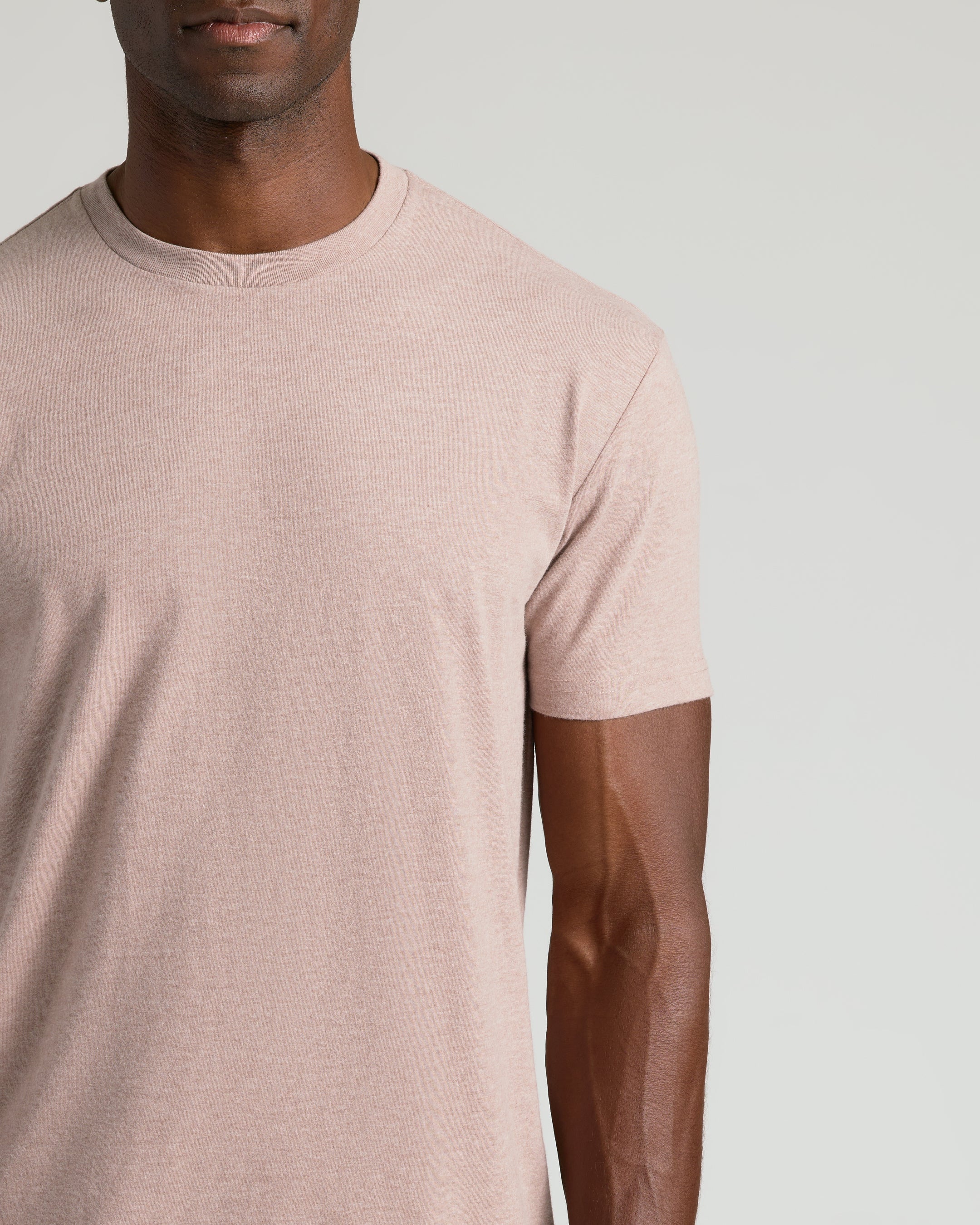 Light Heather Slate Mauve Classic Crew Neck - Image 5