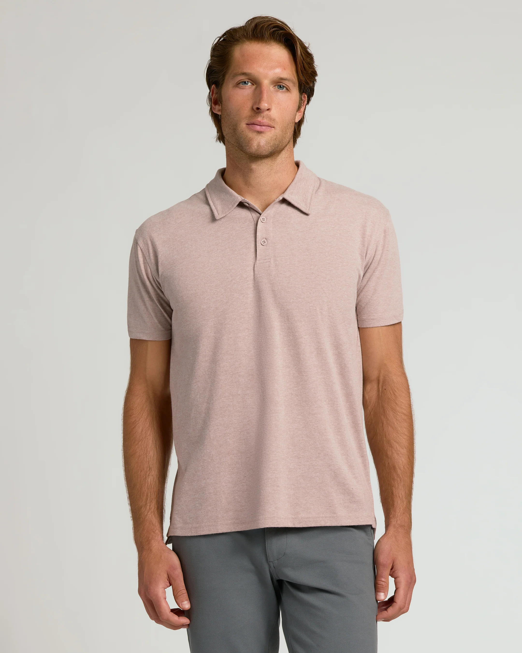 Light Heather Slate Mauve Classic Polo