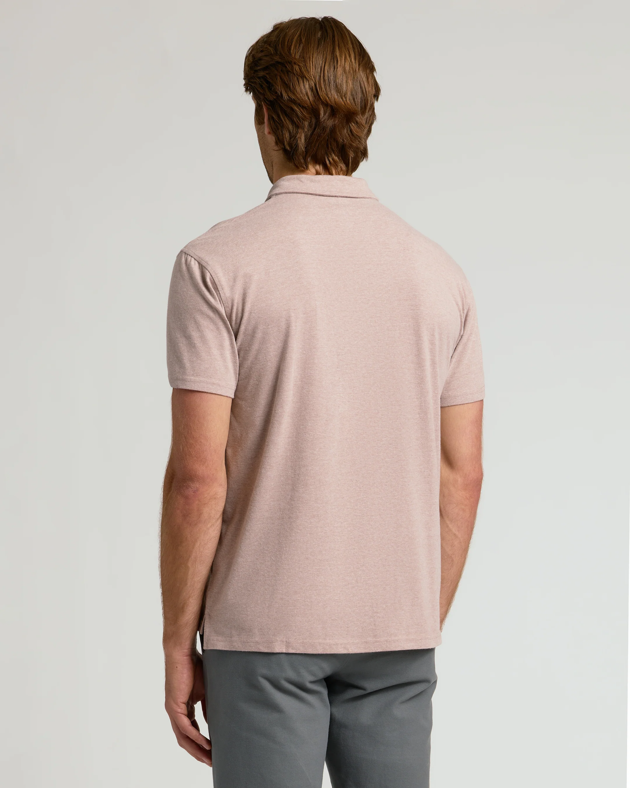 Light Heather Slate Mauve Classic Polo - Image 3