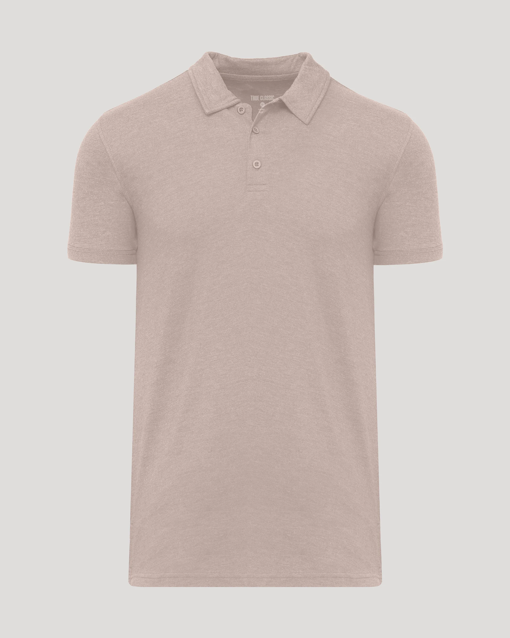 Light Heather Slate Mauve Short Sleeve Tall Polo - Image 2