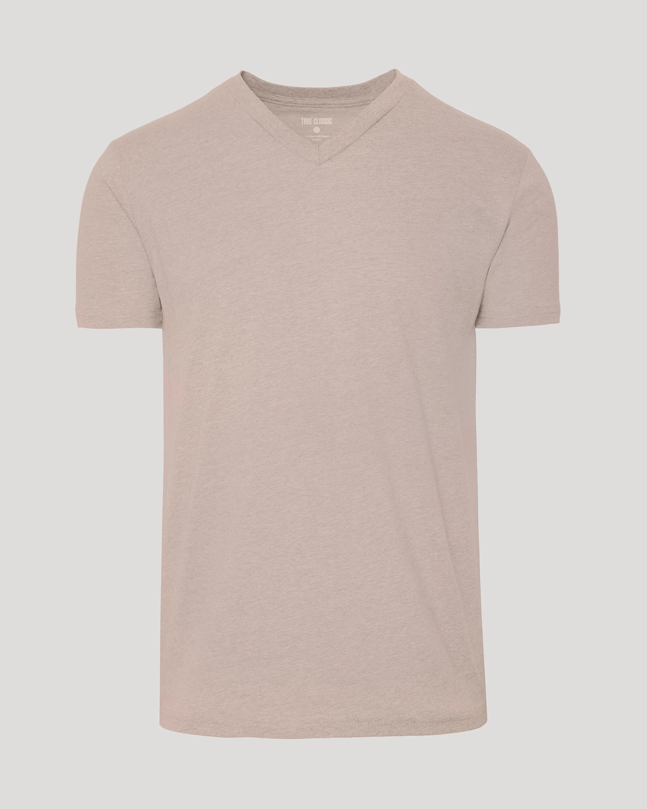 Light Heather Slate Mauve Classic V-Neck - Image 2