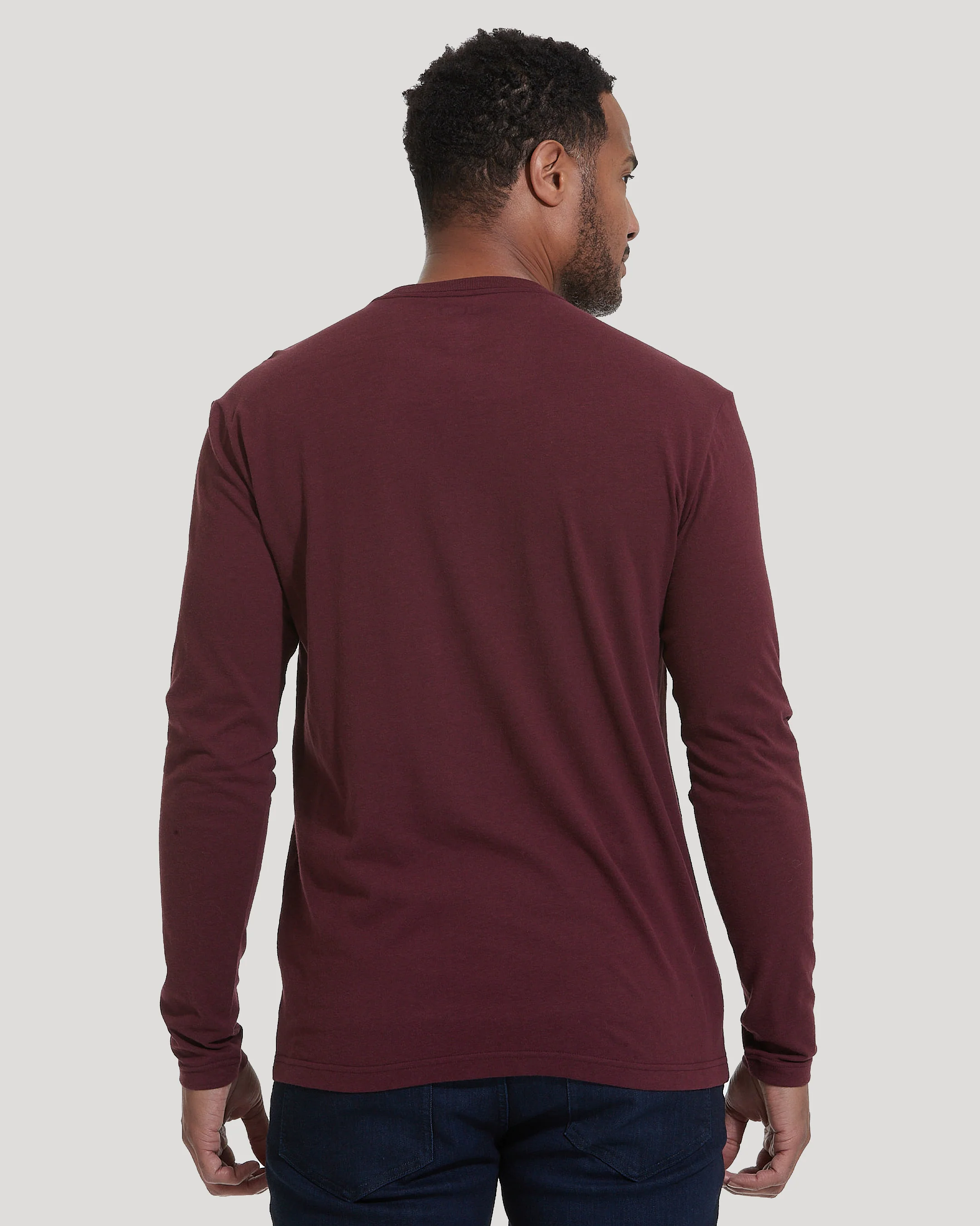 Mahogany Long Sleeve T Shirt - Image 3