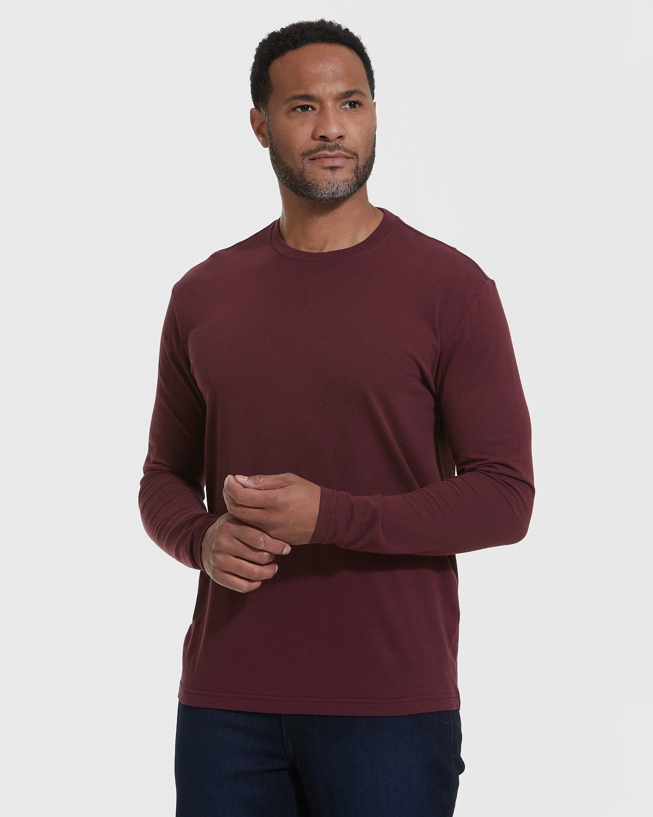 Mahogany Long Sleeve T Shirt - Image 4