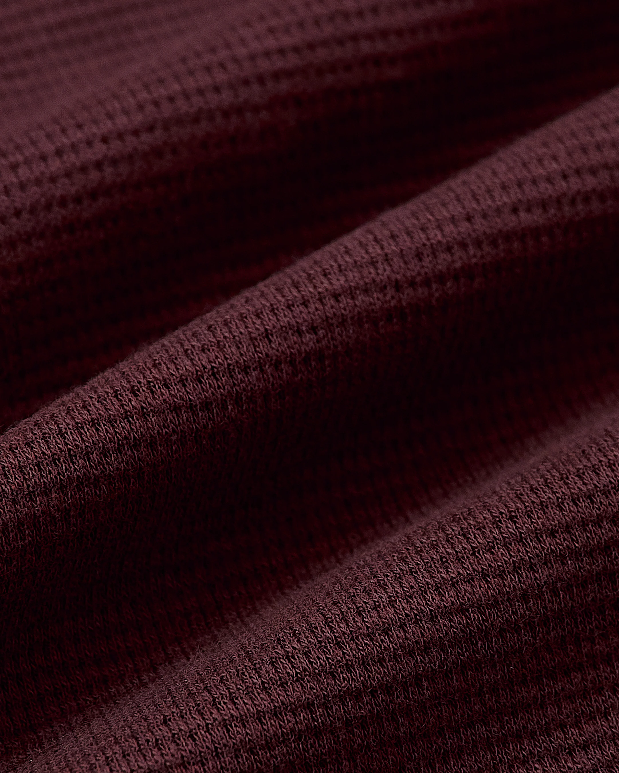 Mahogany Long Sleeve Waffle Henley - Image 8