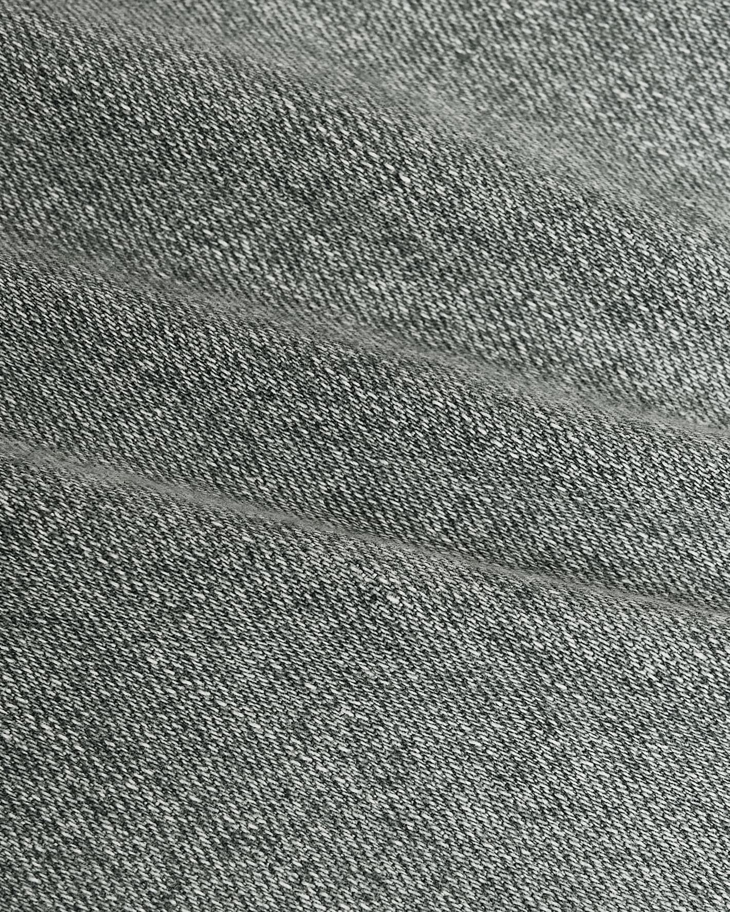 Medium Gray Wash Slim Authentic Denim Jeans - Image 7