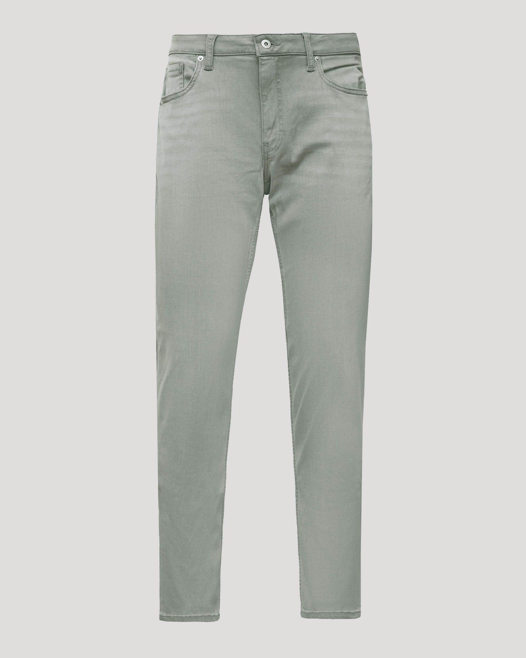 Medium Gray Wash Slim Comfort Stretch Jeans - Image 2