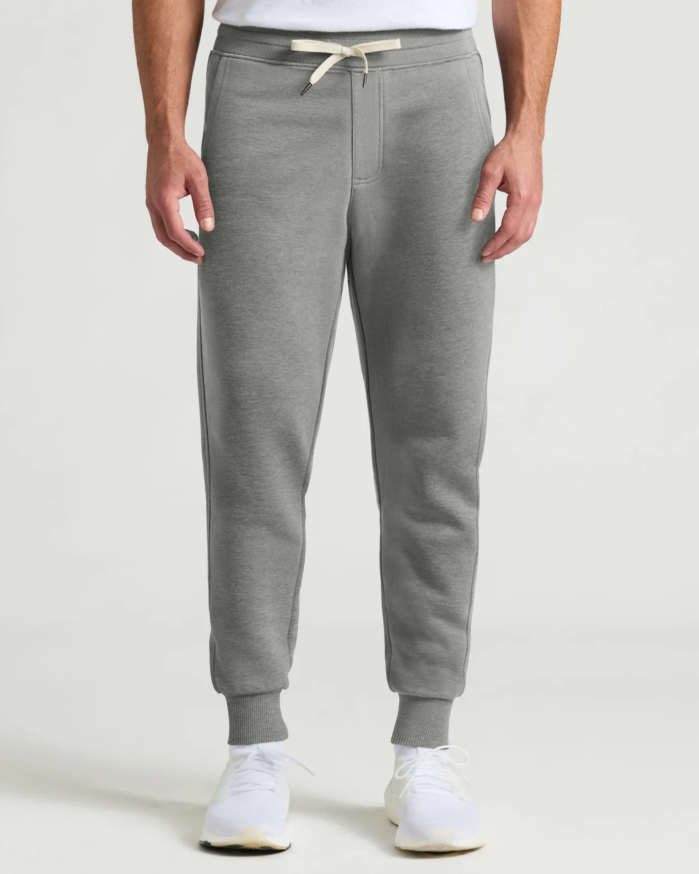 Medium Heather Gray Pullover Fleece Crew & Jogger 2-Pack - Image 5