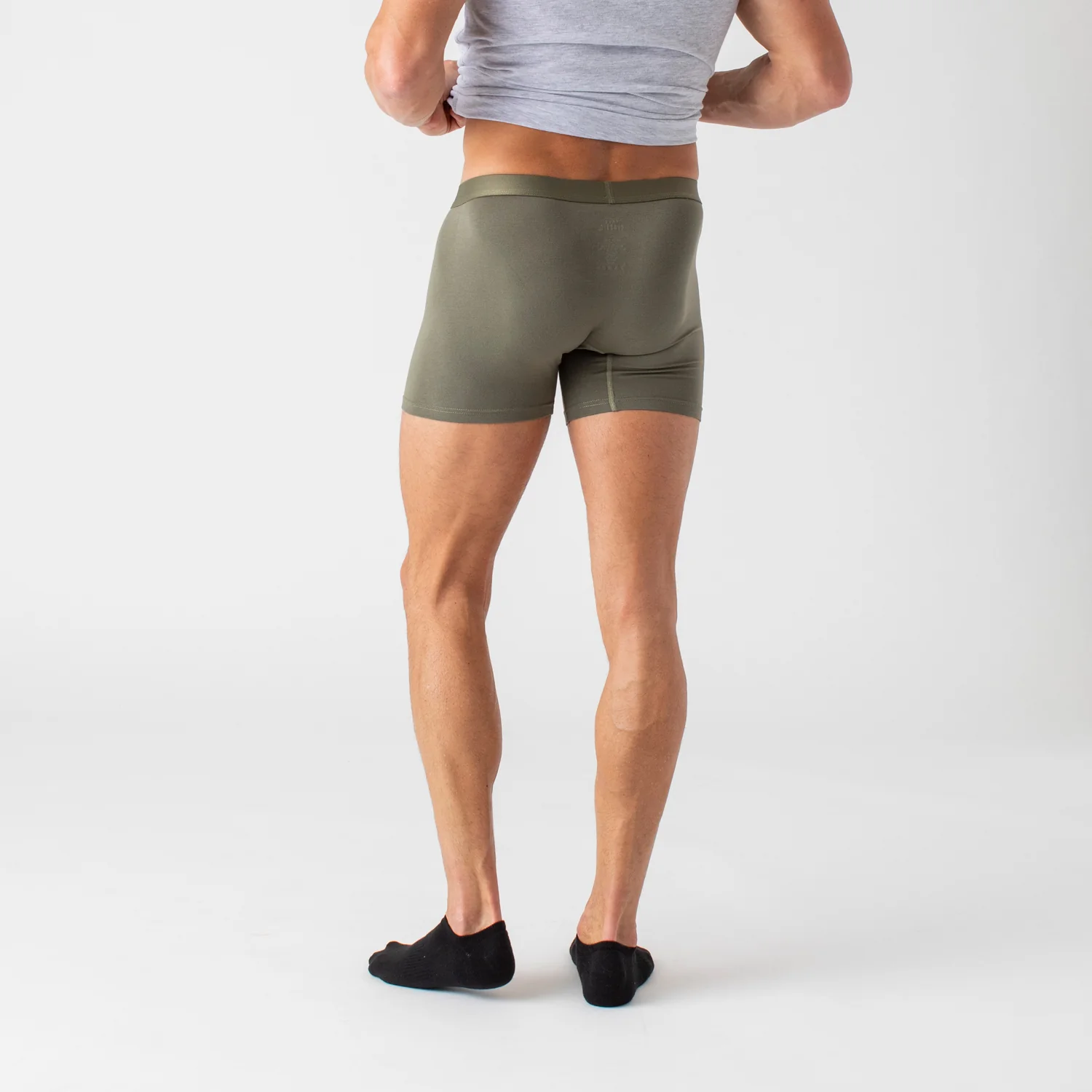 Military Green Boxer Briefs 3-Pack - Image 4
