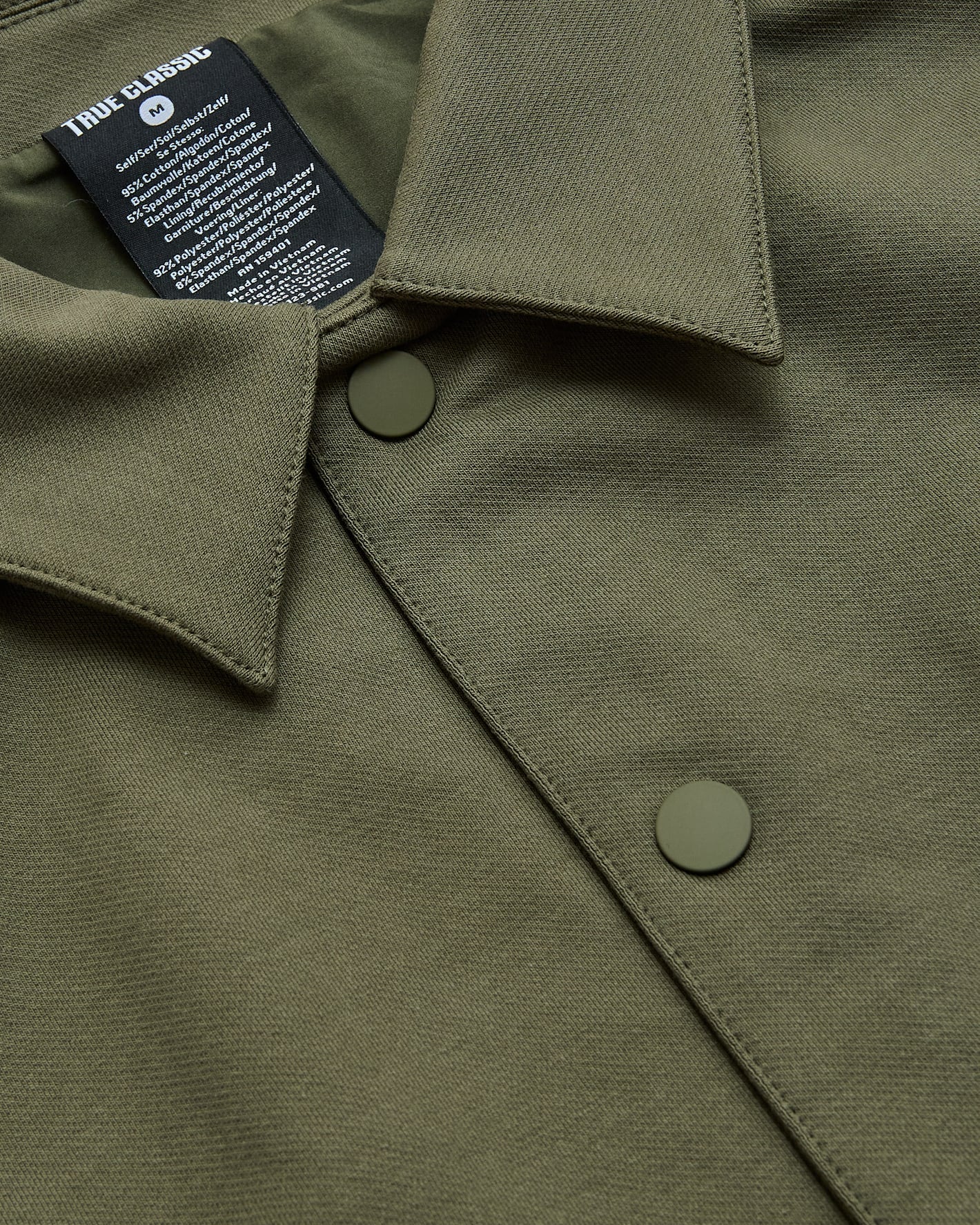 Military Green Casual Jacket - Image 8