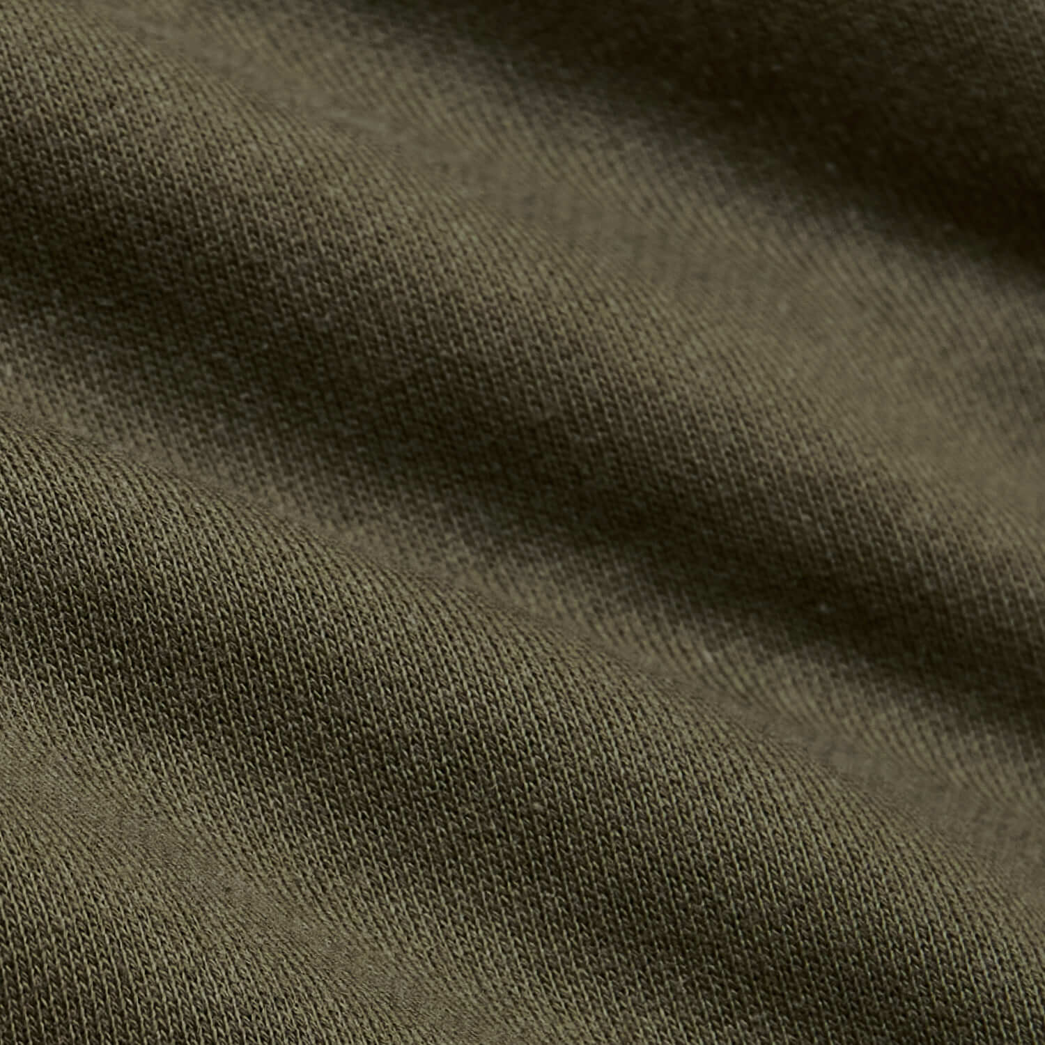 Military Green Fleeced French Terry Short - Image 10