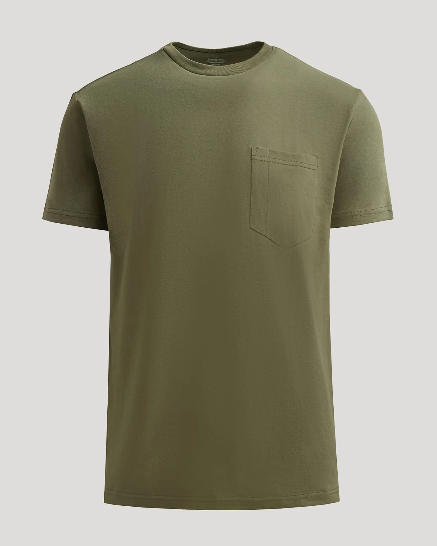 Military Green Heavyweight Pocket Crew - Image 2