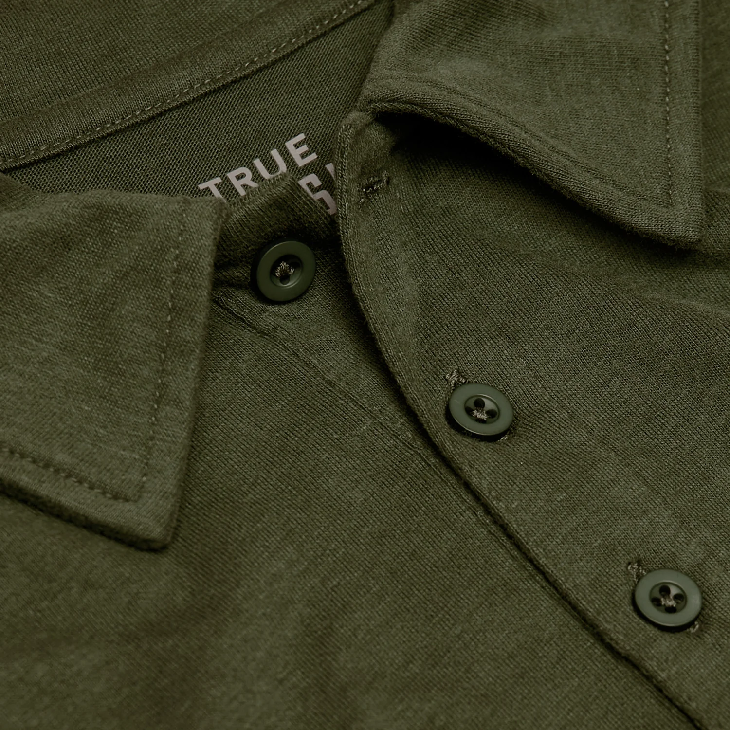 Military Green Classic Polo - Image 8