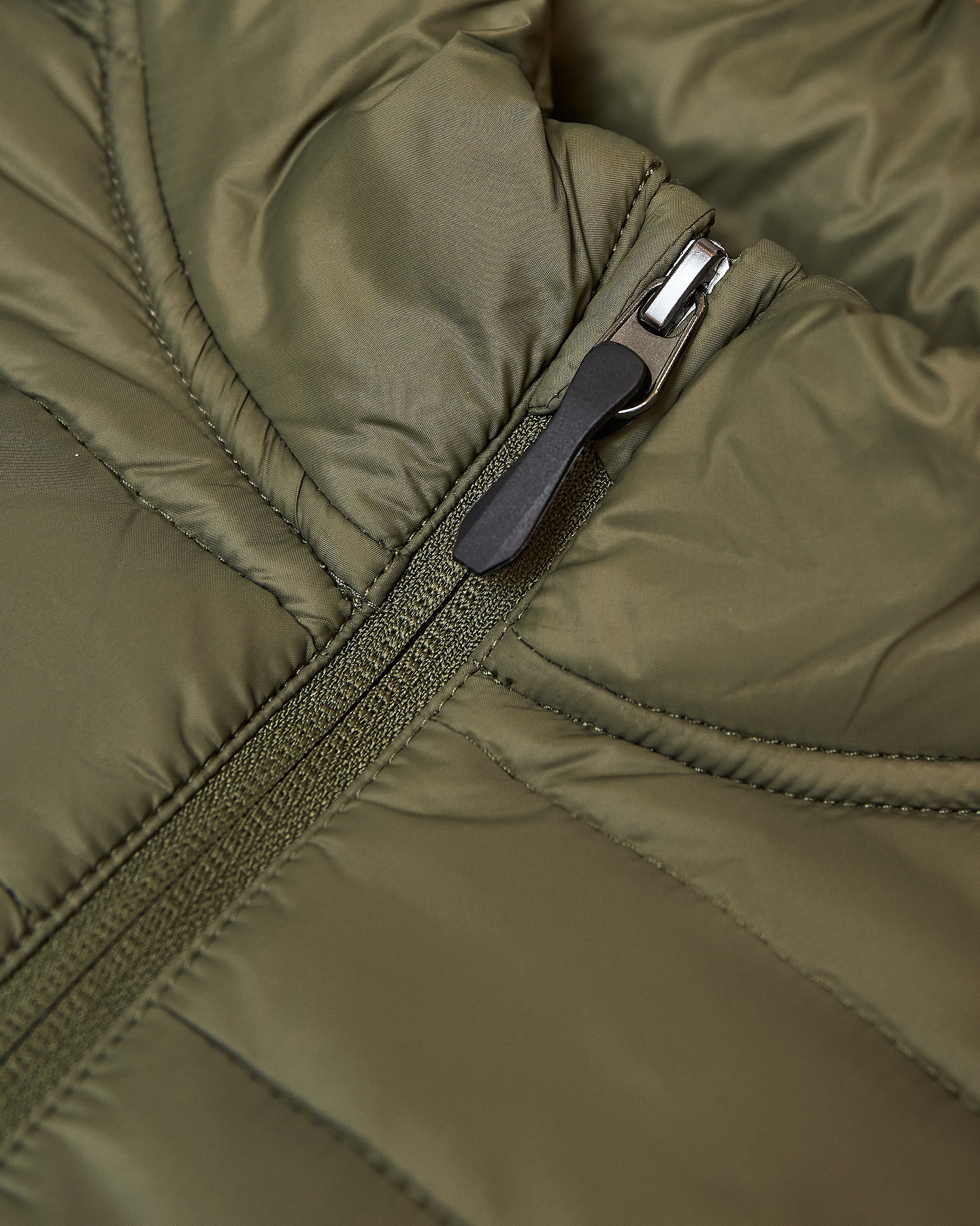 Military Green Puffer Jacket - Image 8
