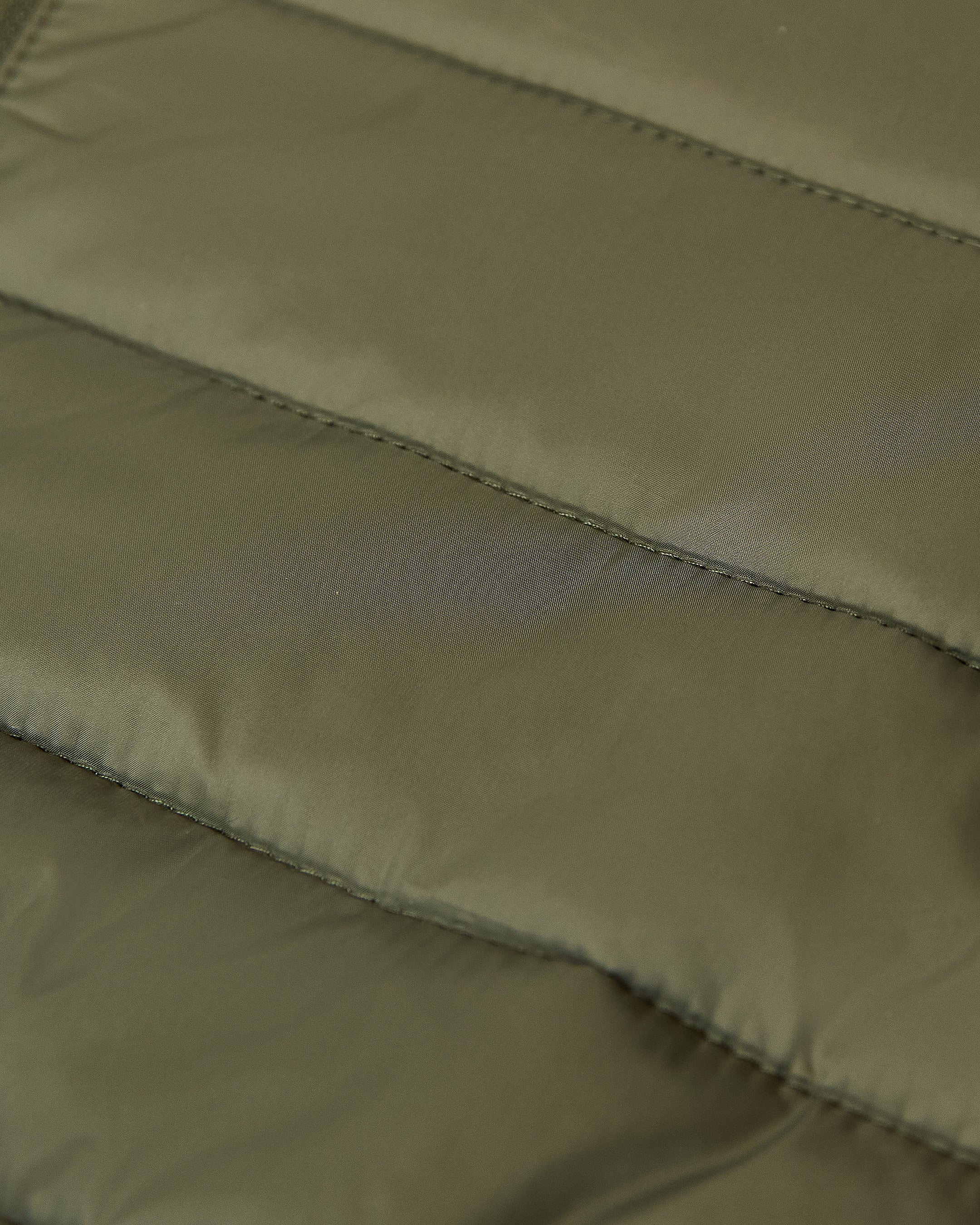 Military Green Puffer Jacket - Image 9