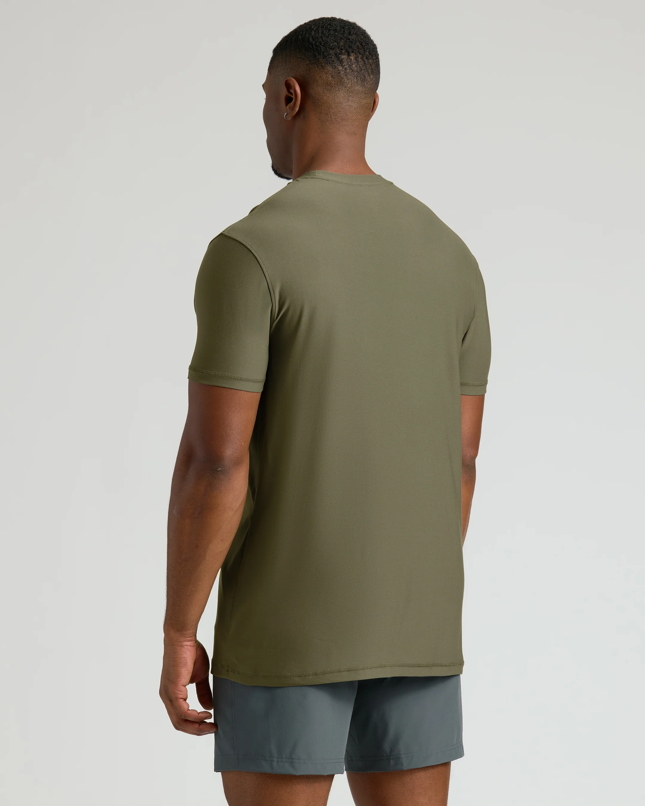 Military Green Tall Active Crew Neck 2.0 - Image 3