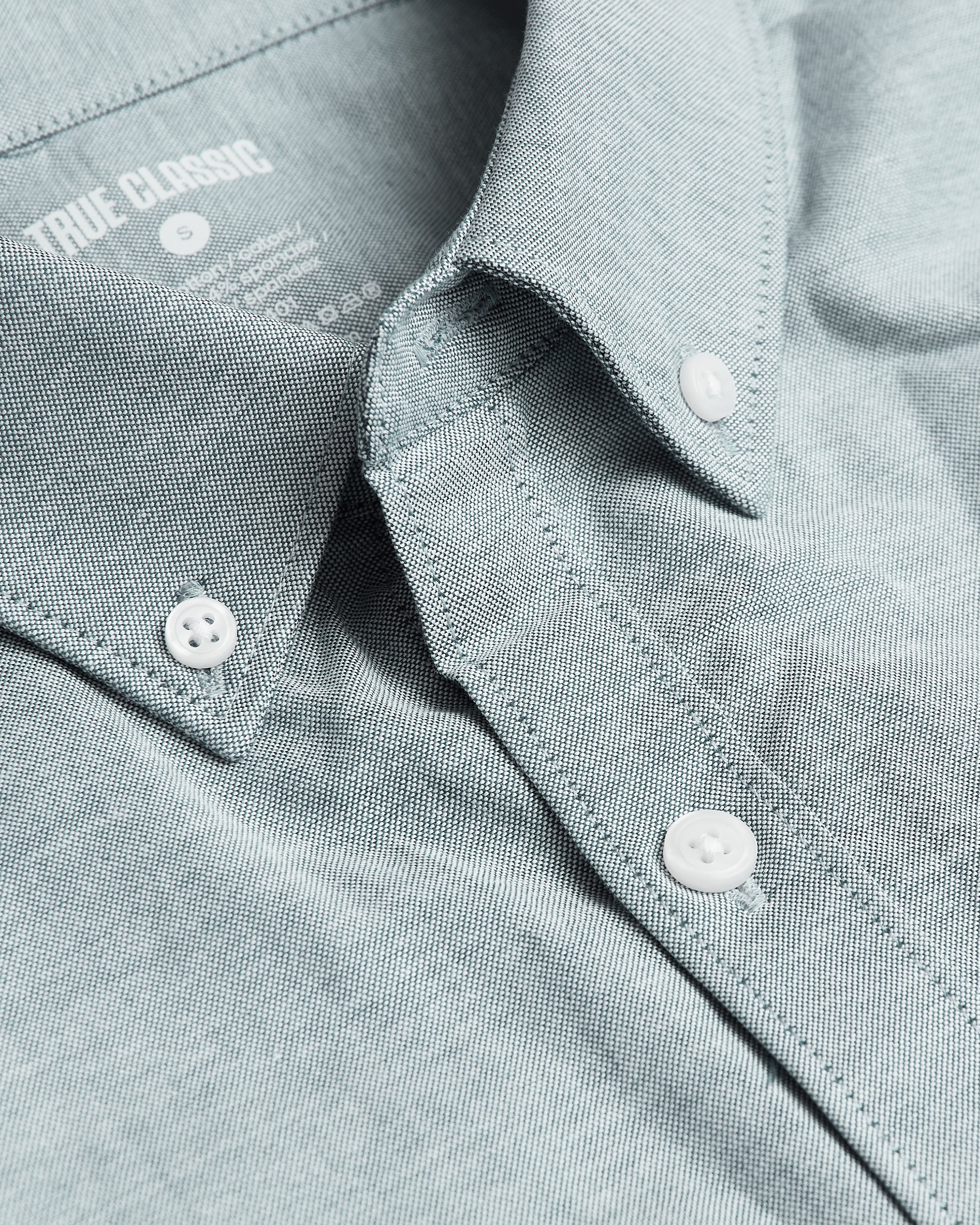 Moss Stretch Oxford Long Sleeve Shirt - Image 9