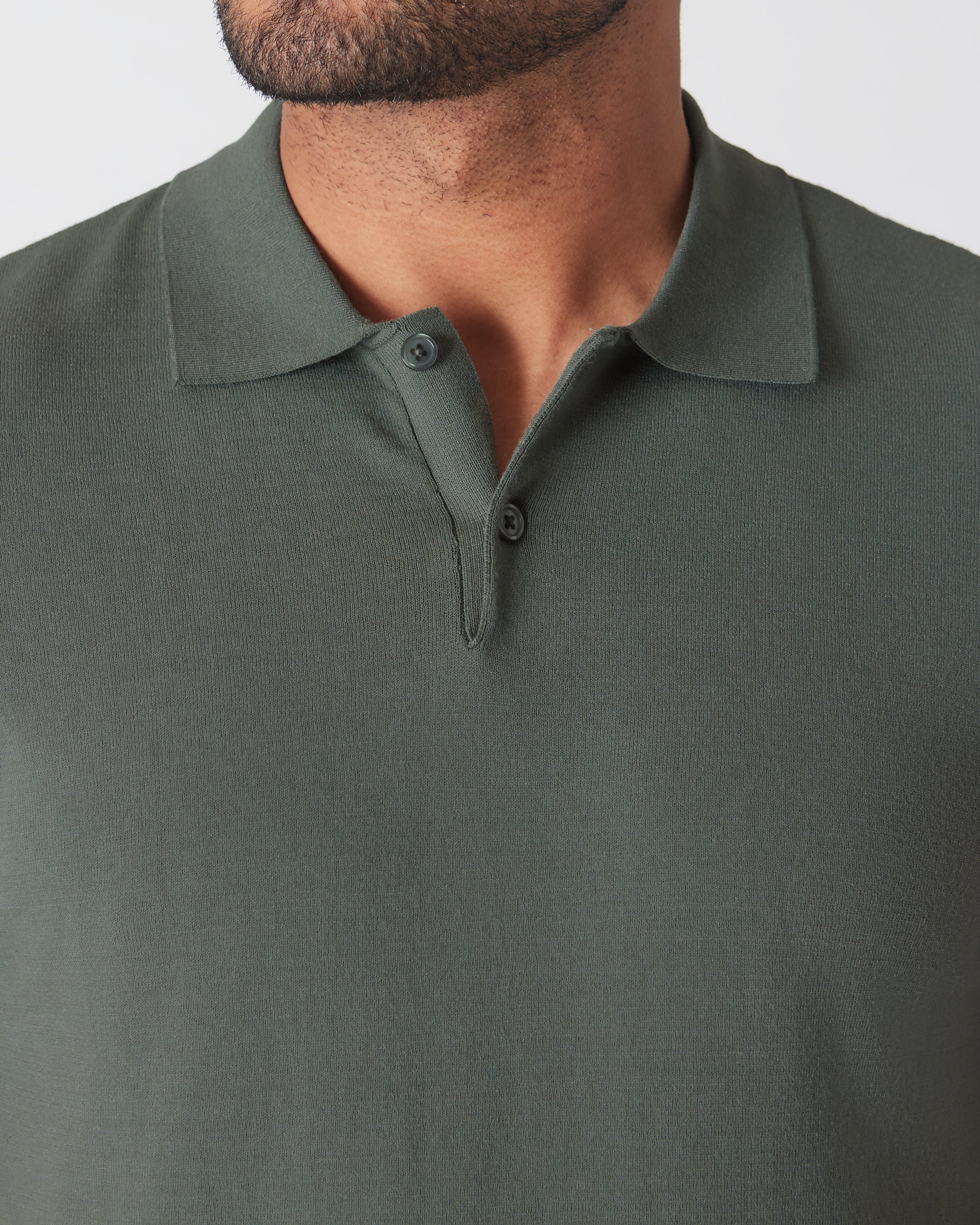 Moss Short Sleeve Sweater Polo - Image 5