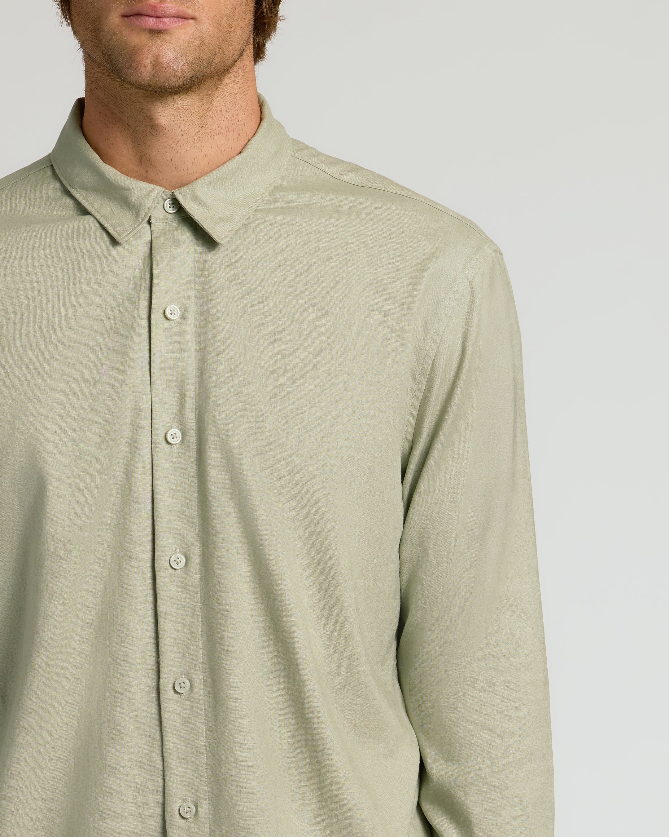 Mossy Oak Long Sleeve Linen Shirt - Image 5