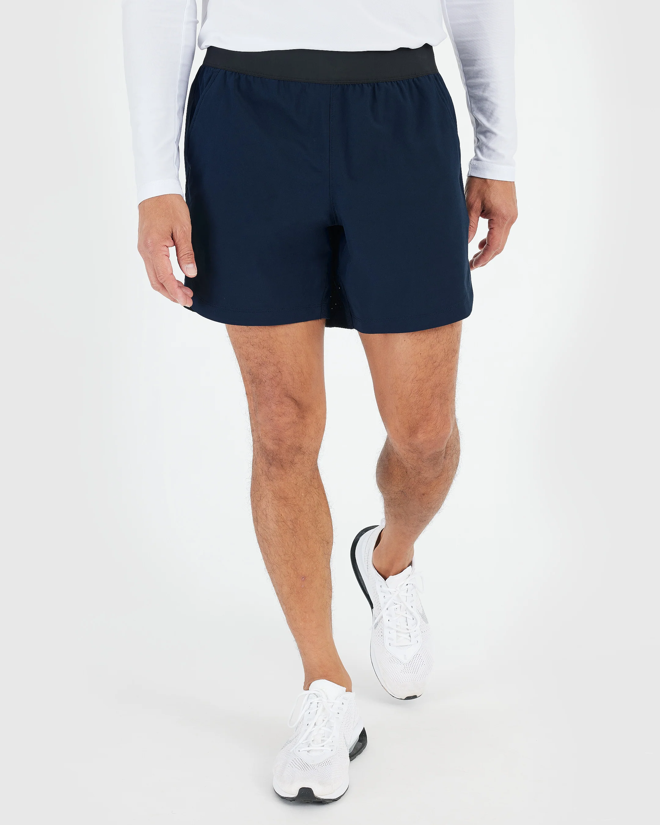 7" Navy Active Training Shorts 2.0