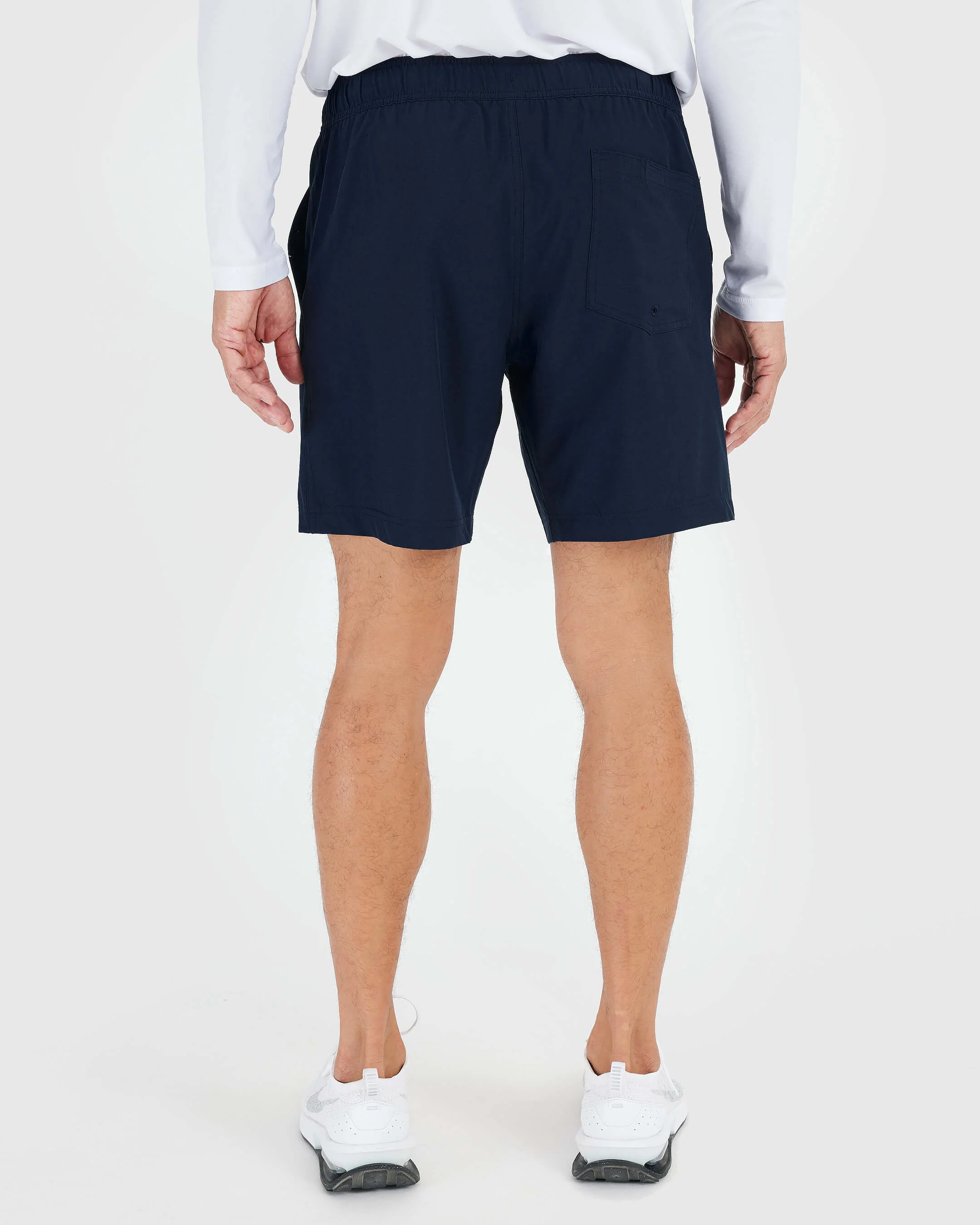 Navy Active Quick Dry Shorts with Liner - Image 4