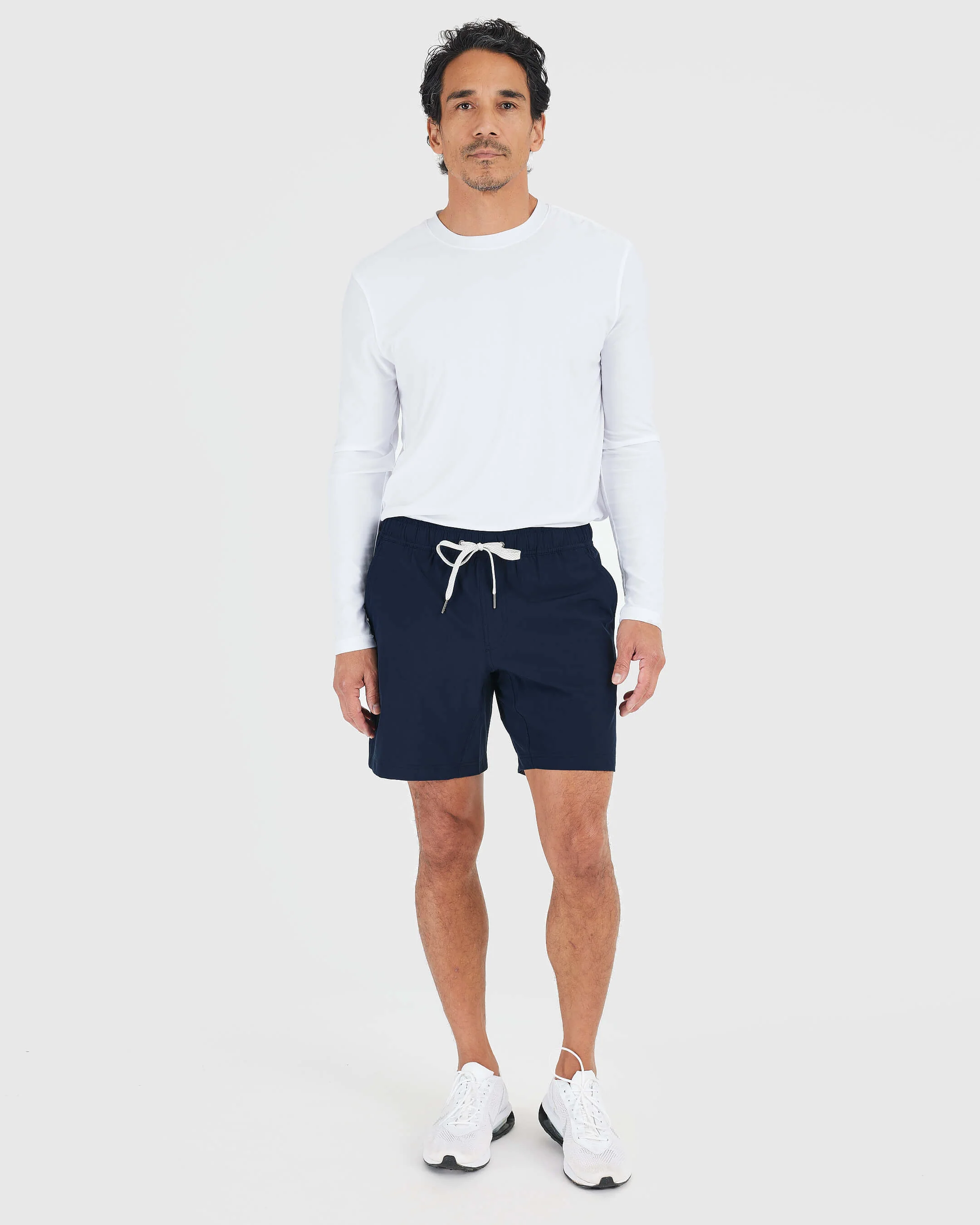 Navy Active Quick Dry Shorts with Liner - Image 7
