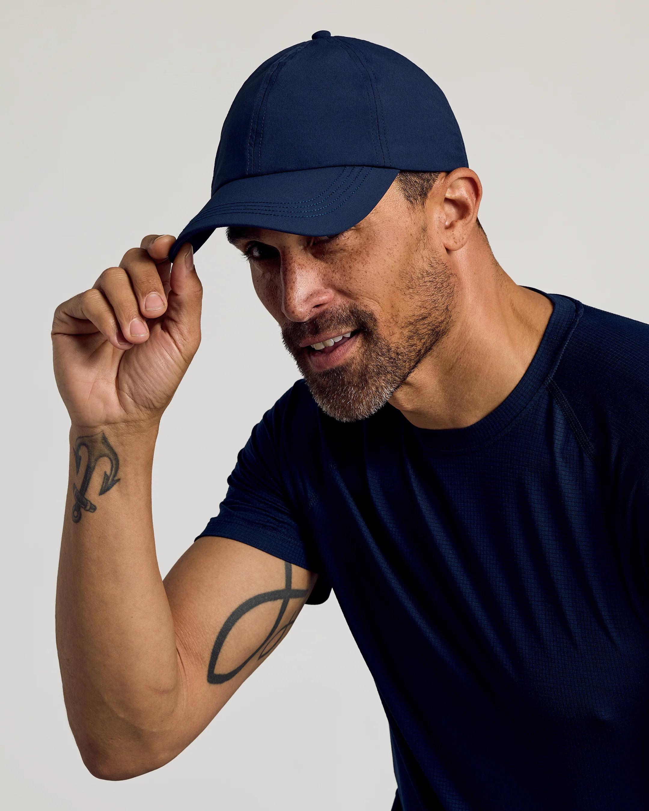 Navy Active Running Cap - Image 5