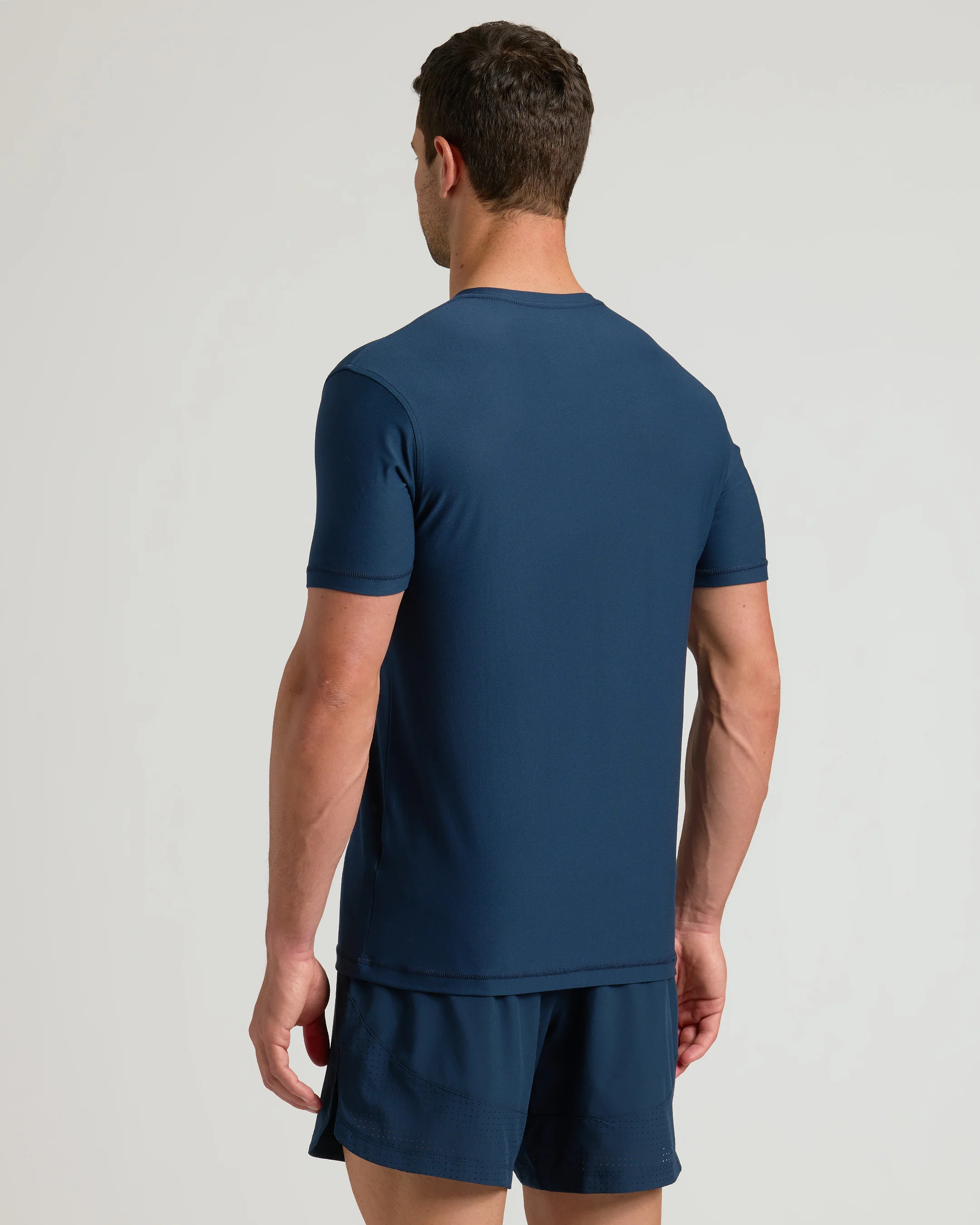 Navy Active V-Neck - Image 4