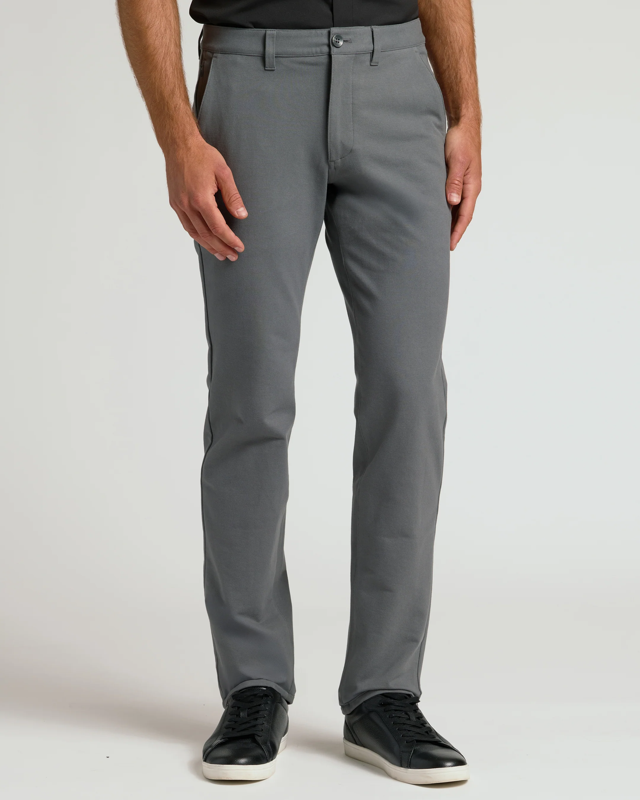 Navy & Carbon Straight Chino Pants 2-Pack - Image 3