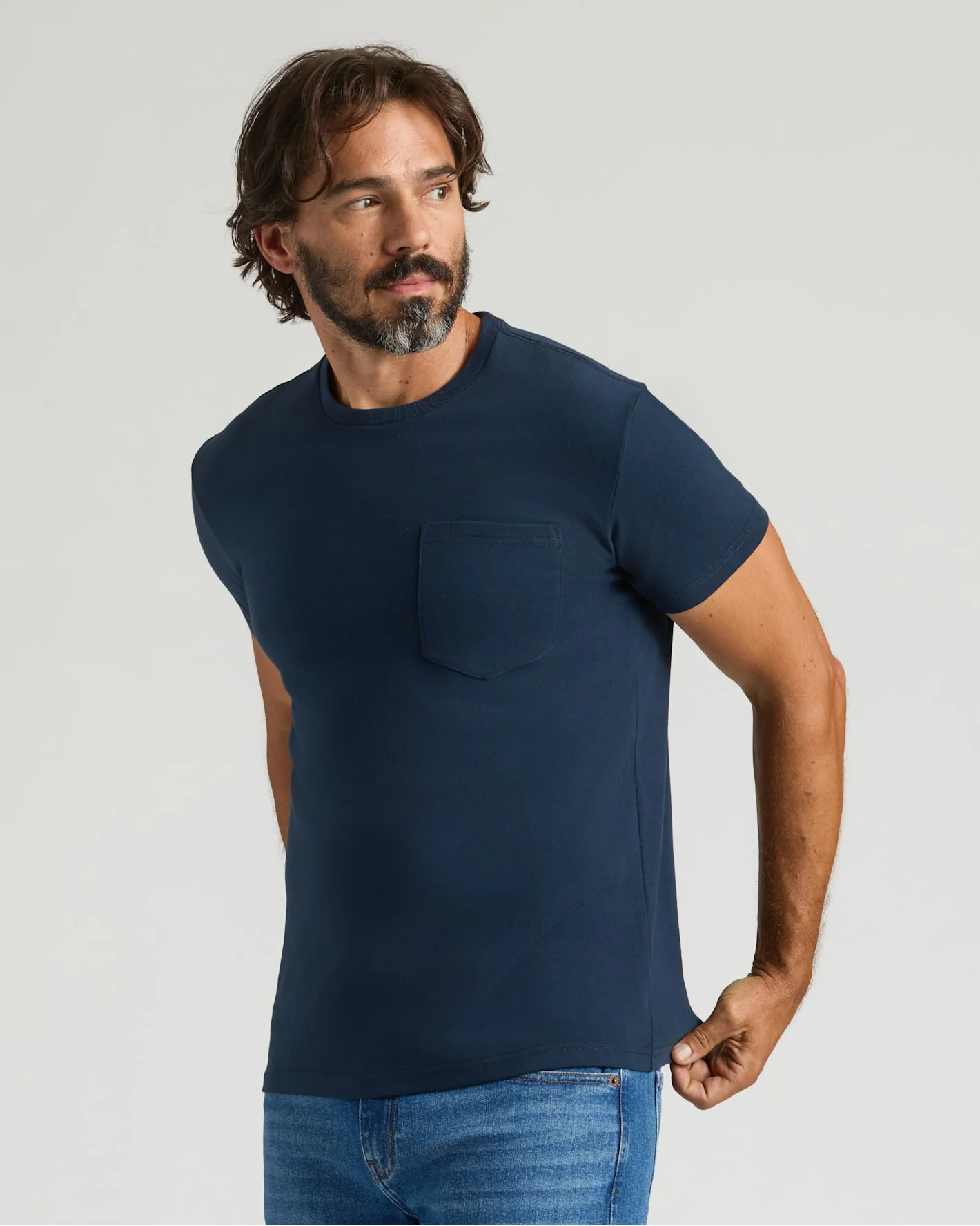 Navy Heavyweight Pocket Crew - Image 6