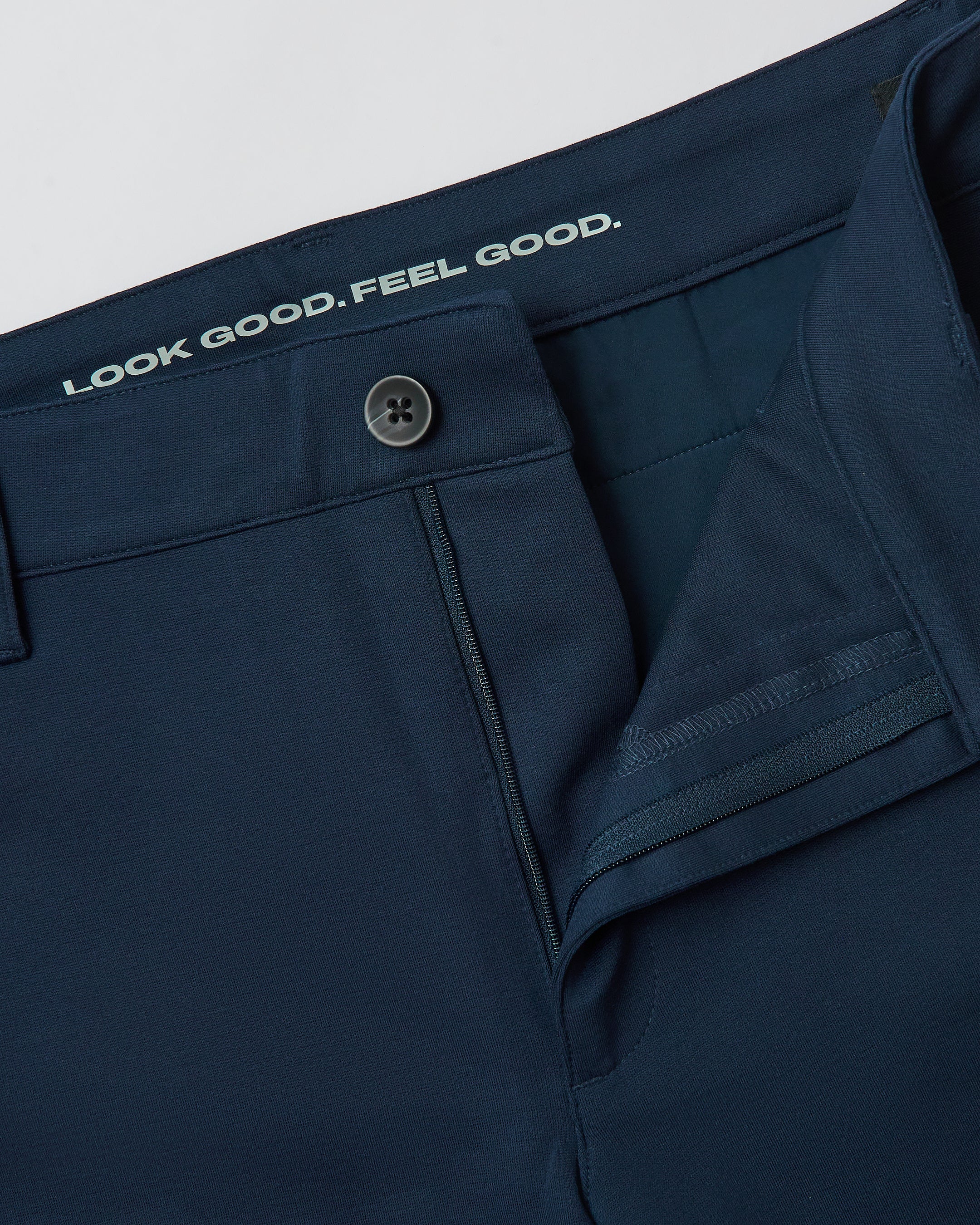 Navy Slim Comfort Knit Chino Pant - Image 10