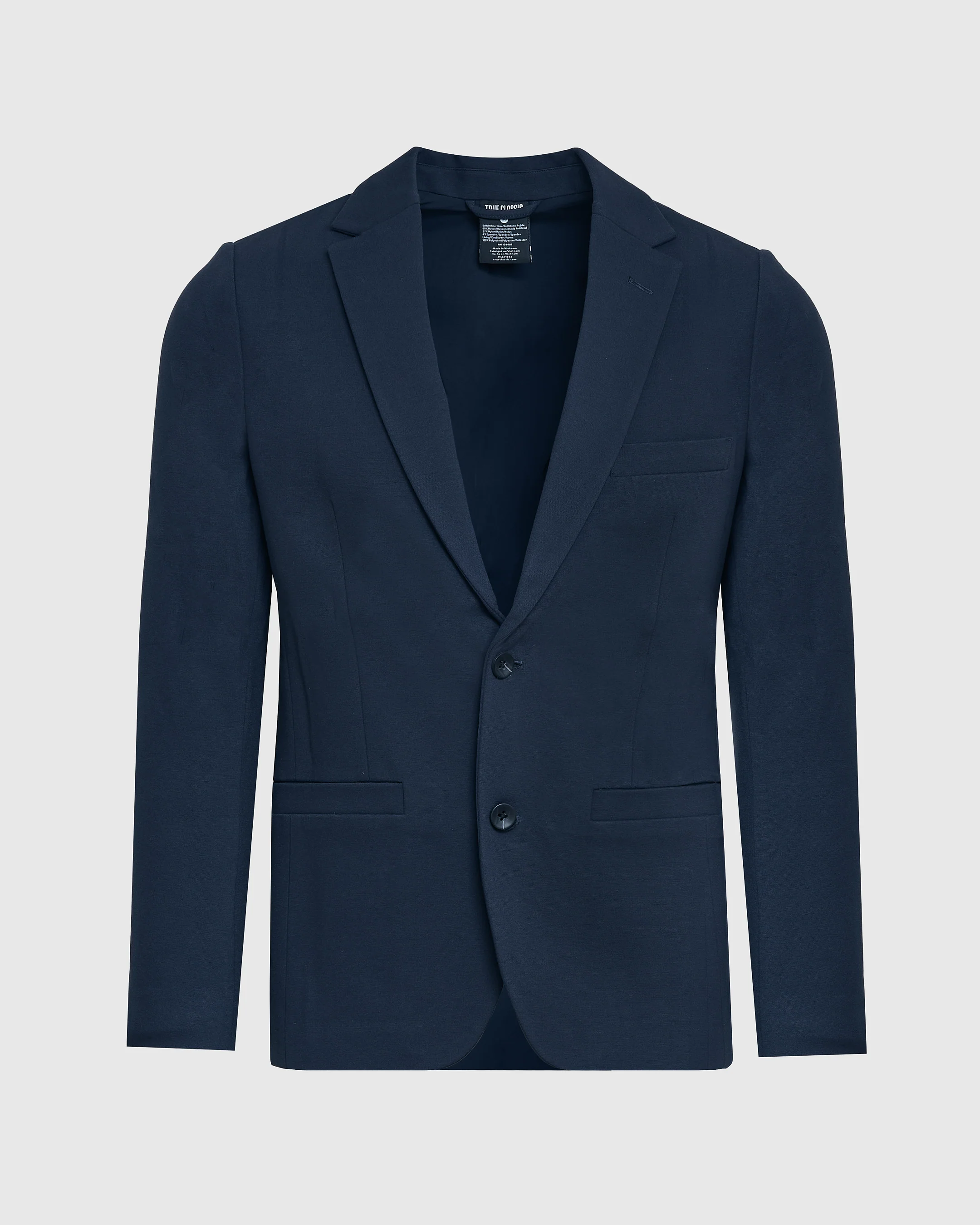 Navy Comfort Knit Blazer - Image 2