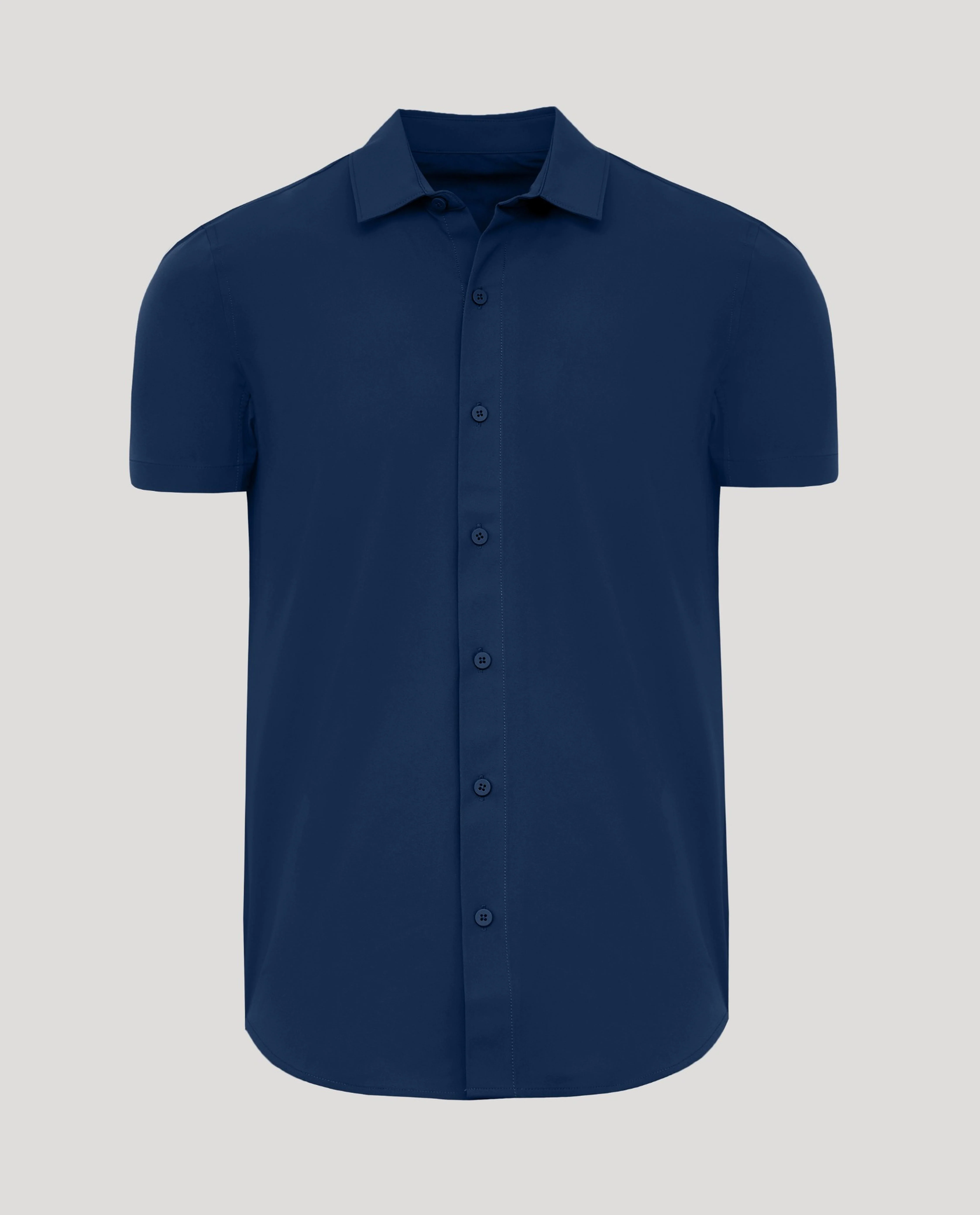 Navy Commuter Short Sleeve Shirt - Image 2