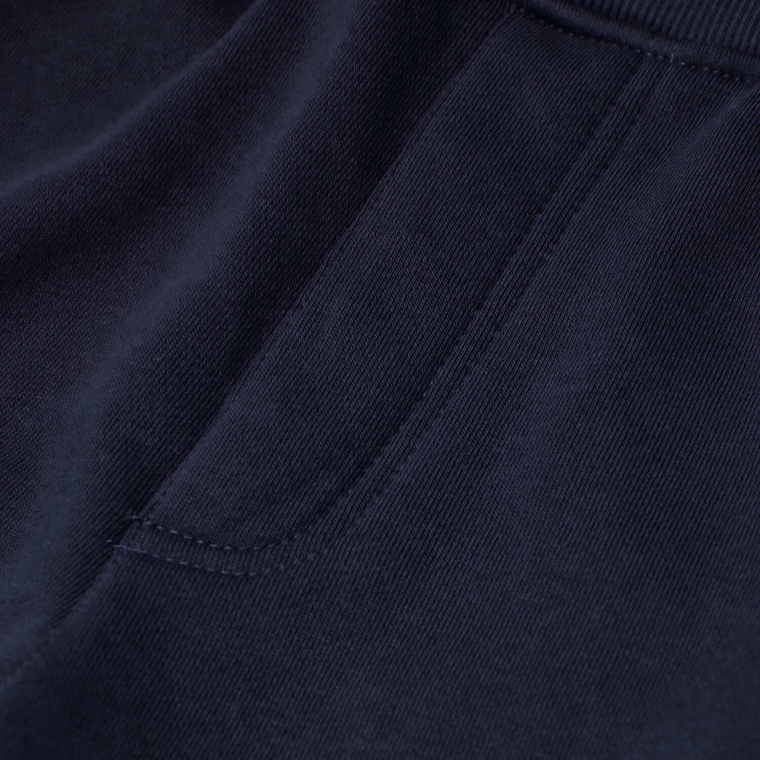 Navy Fleeced French Terry Short - Image 7
