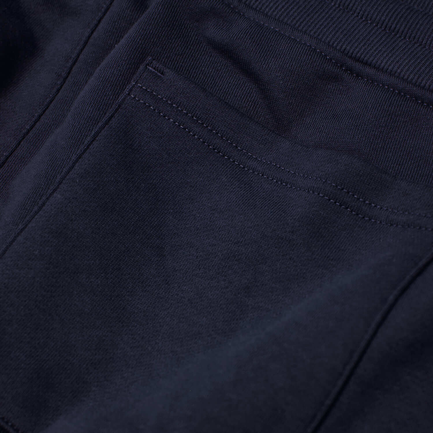 Navy Fleeced French Terry Short - Image 8