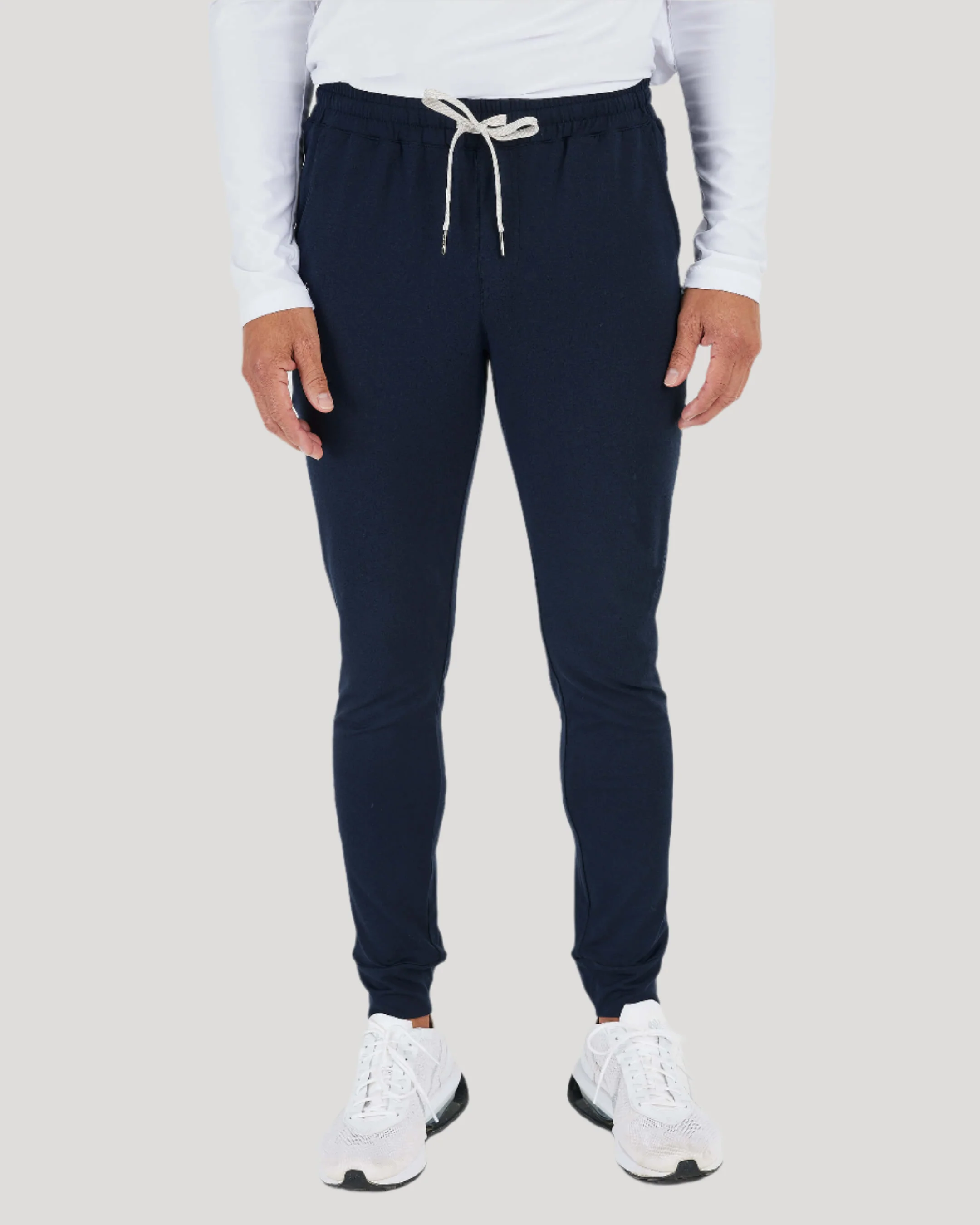 Navy Quarter Zip Fleece Sweatshirt & Jogger 2-Pack - Image 6