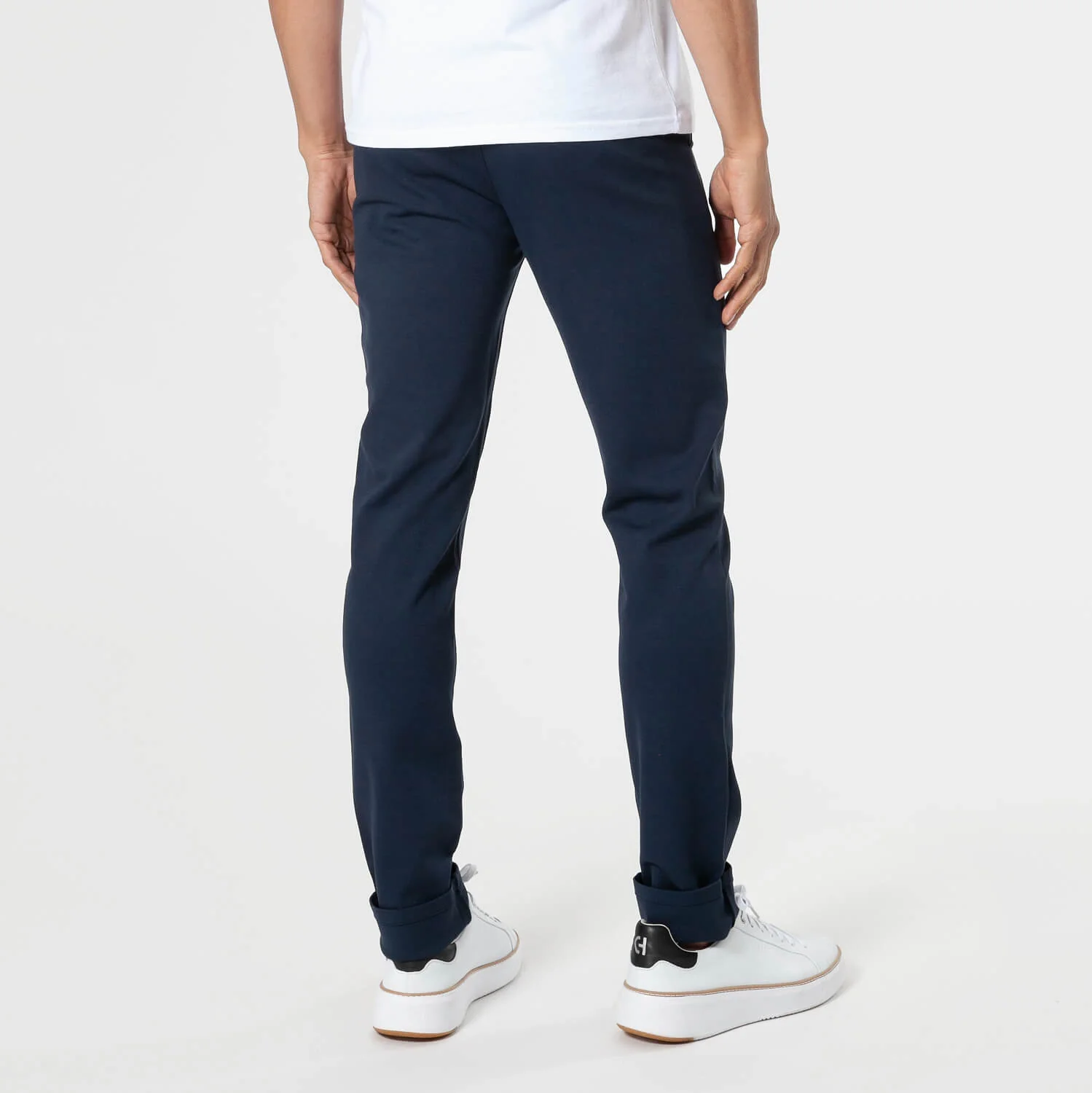 Navy & Khaki Slim Comfort Knit Chino 2-Pack - Image 4