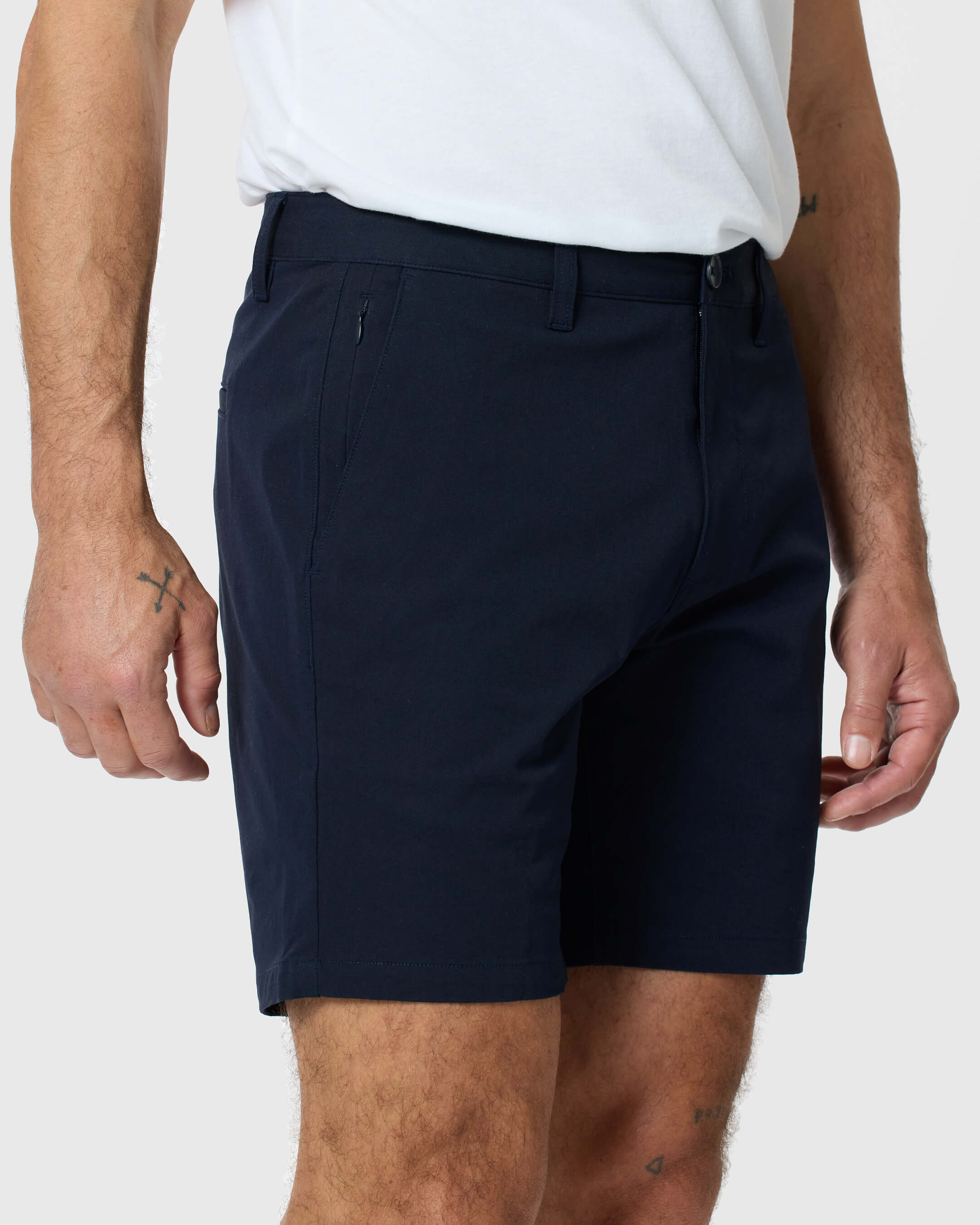 7" Navy Classic Twill Shorts - Image 6