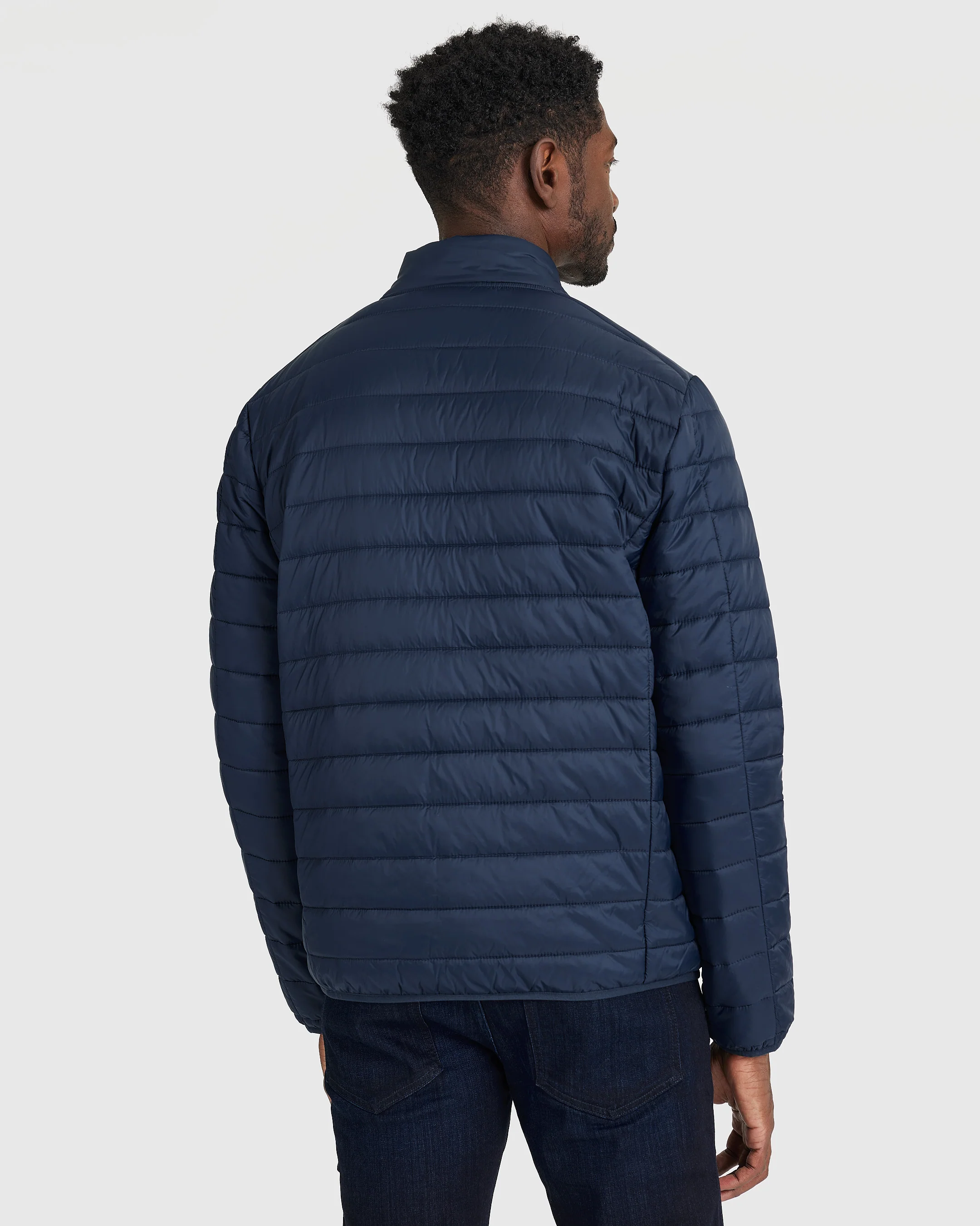 Navy Puffer Jacket - Image 4