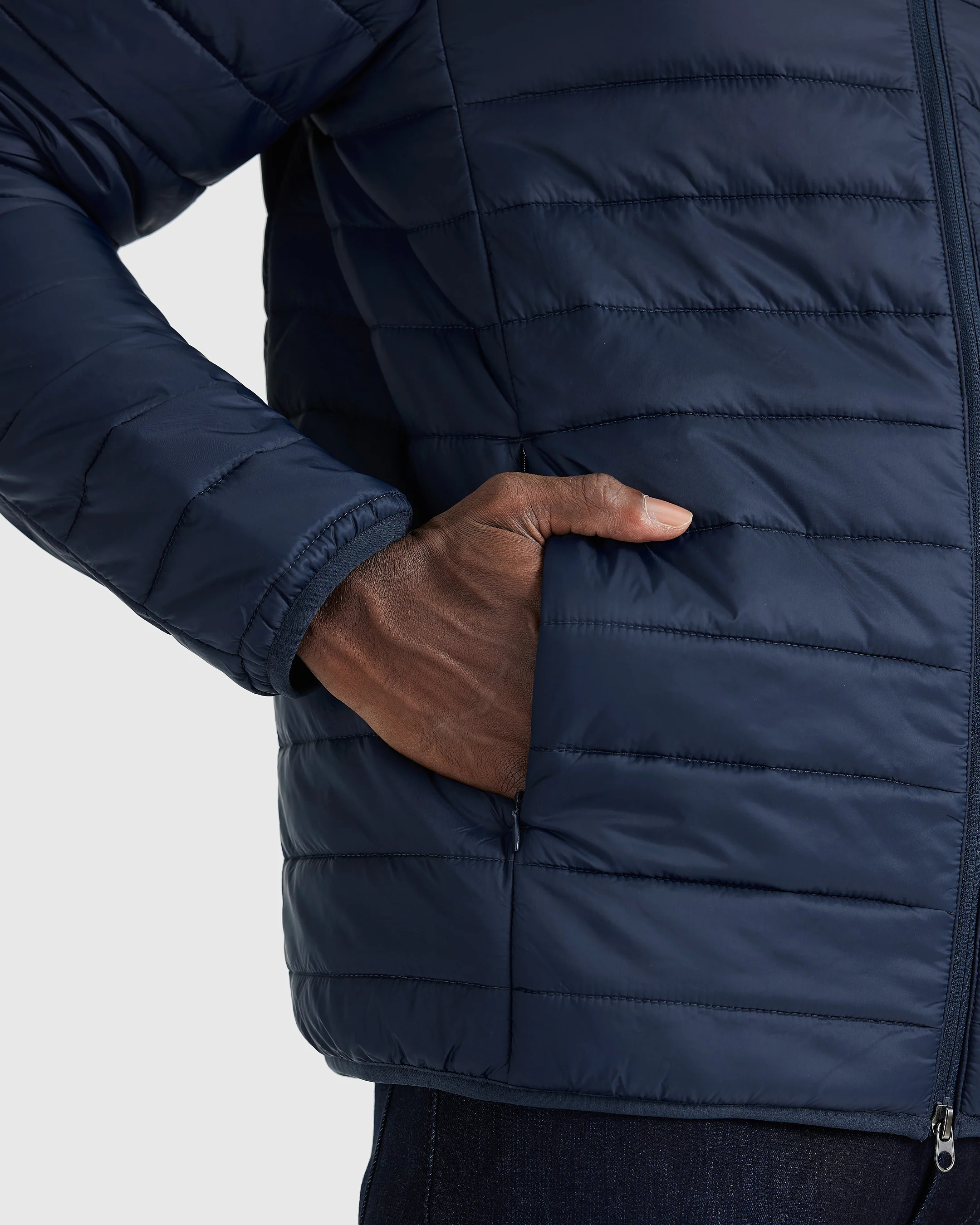 Navy Puffer Jacket - Image 5