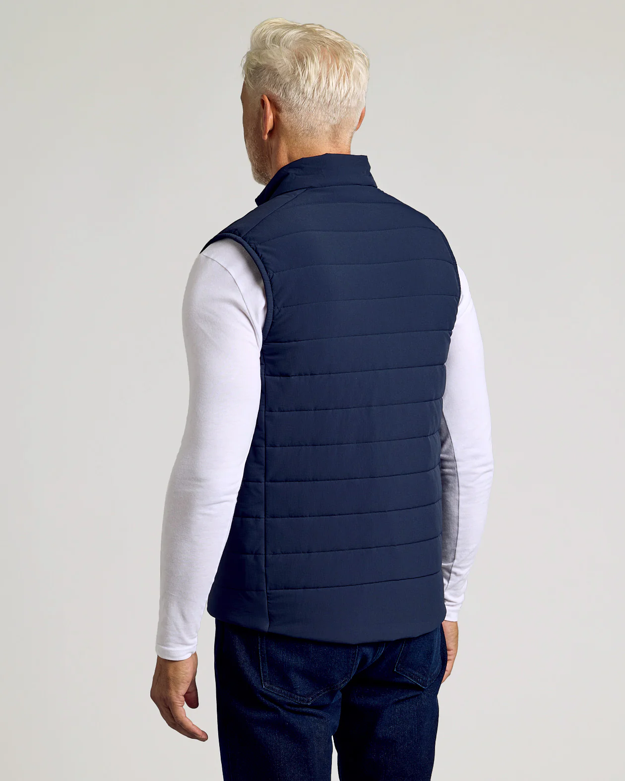 Navy Puffer Vest - Image 4