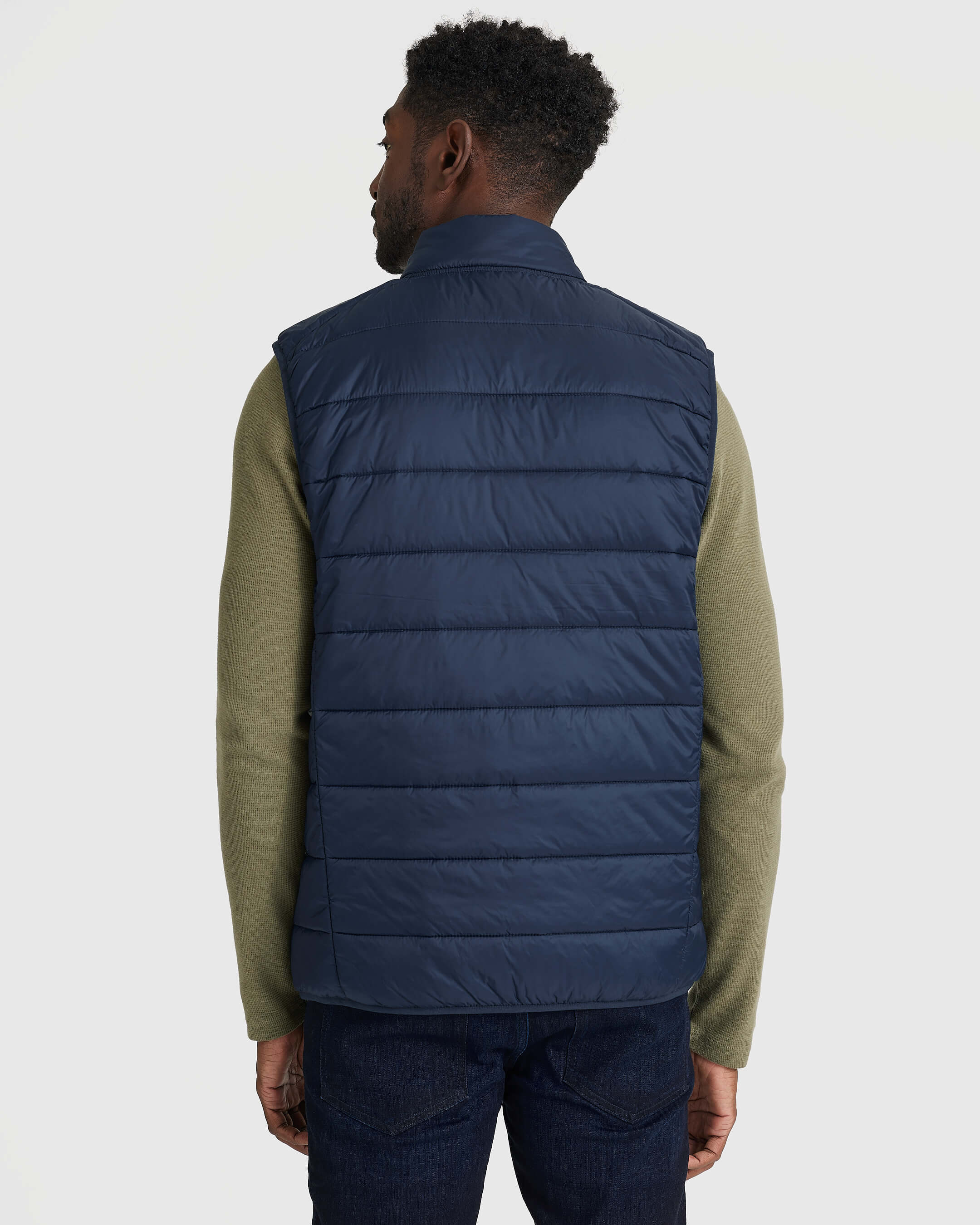 Navy Puffer Vest - Image 3