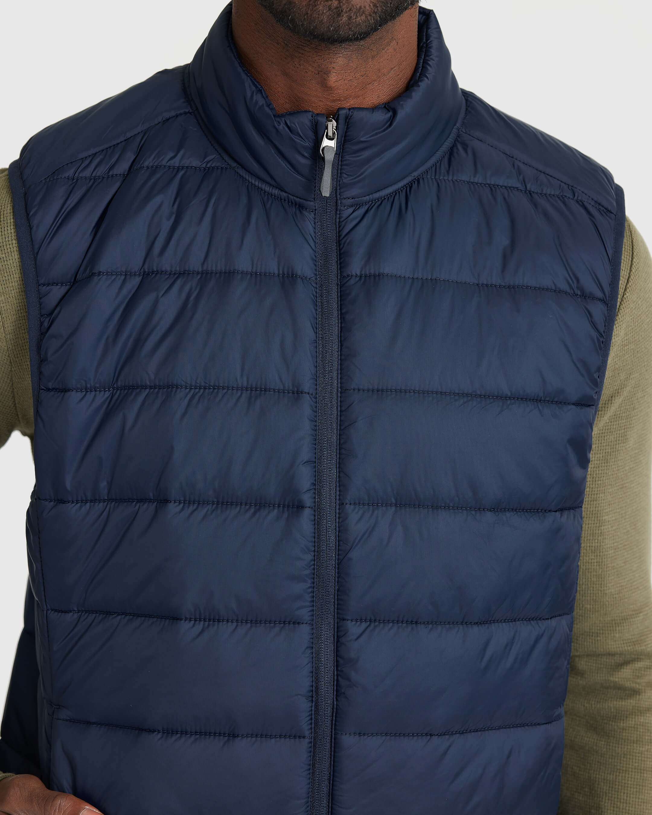 Navy Puffer Vest - Image 5