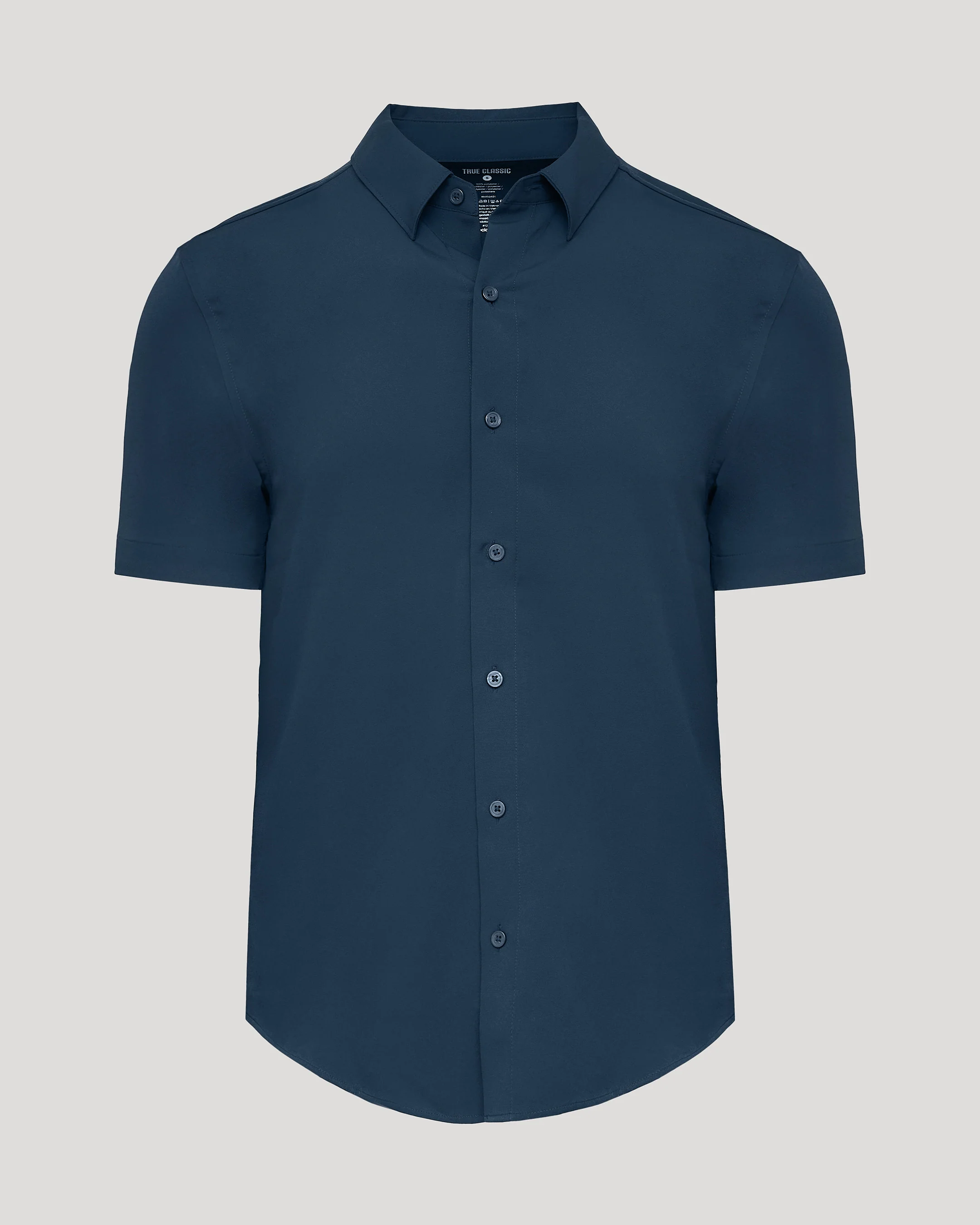 Navy Performance Dress Shirt - Image 2
