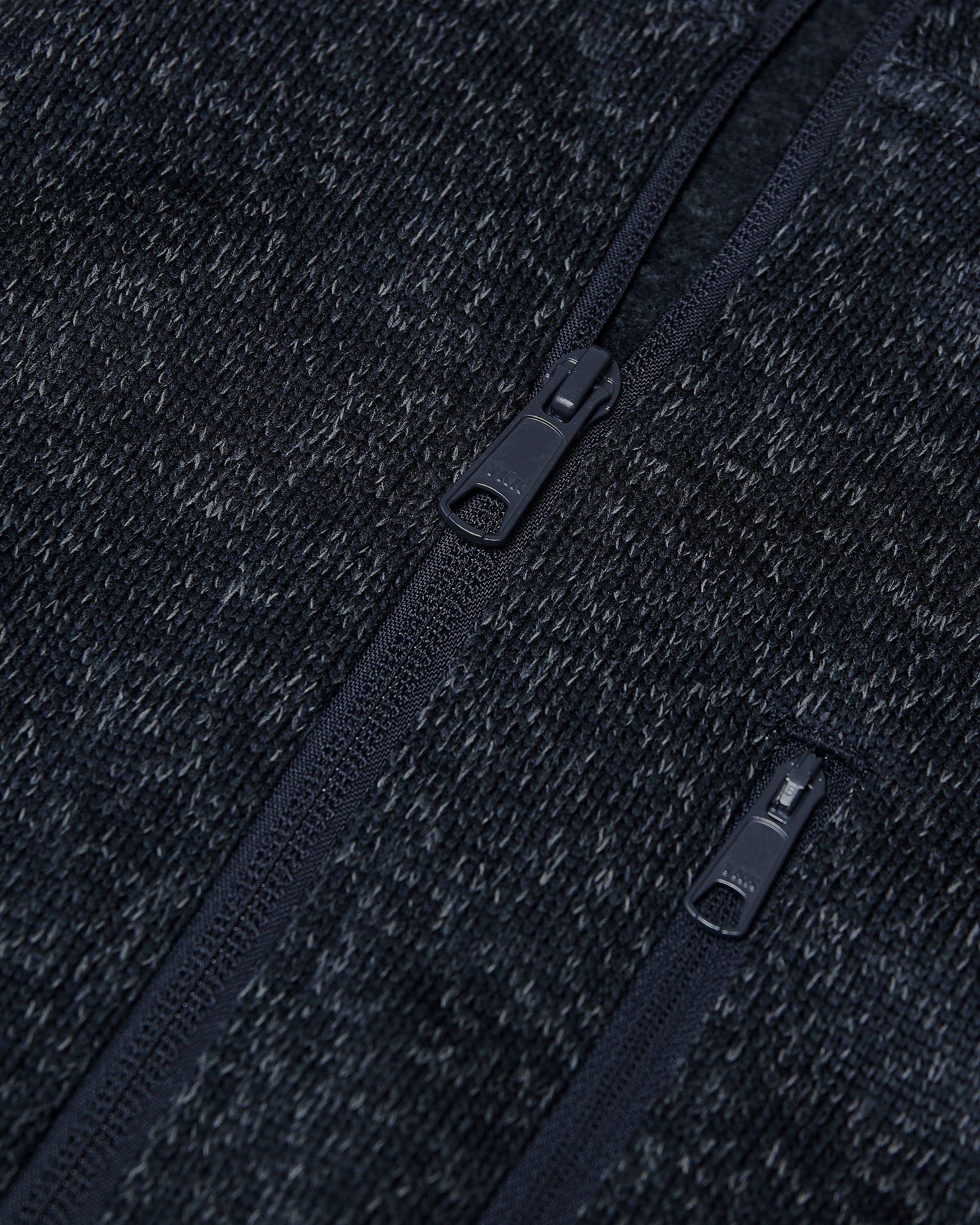 Navy Sweater Fleece Jacket - Image 7