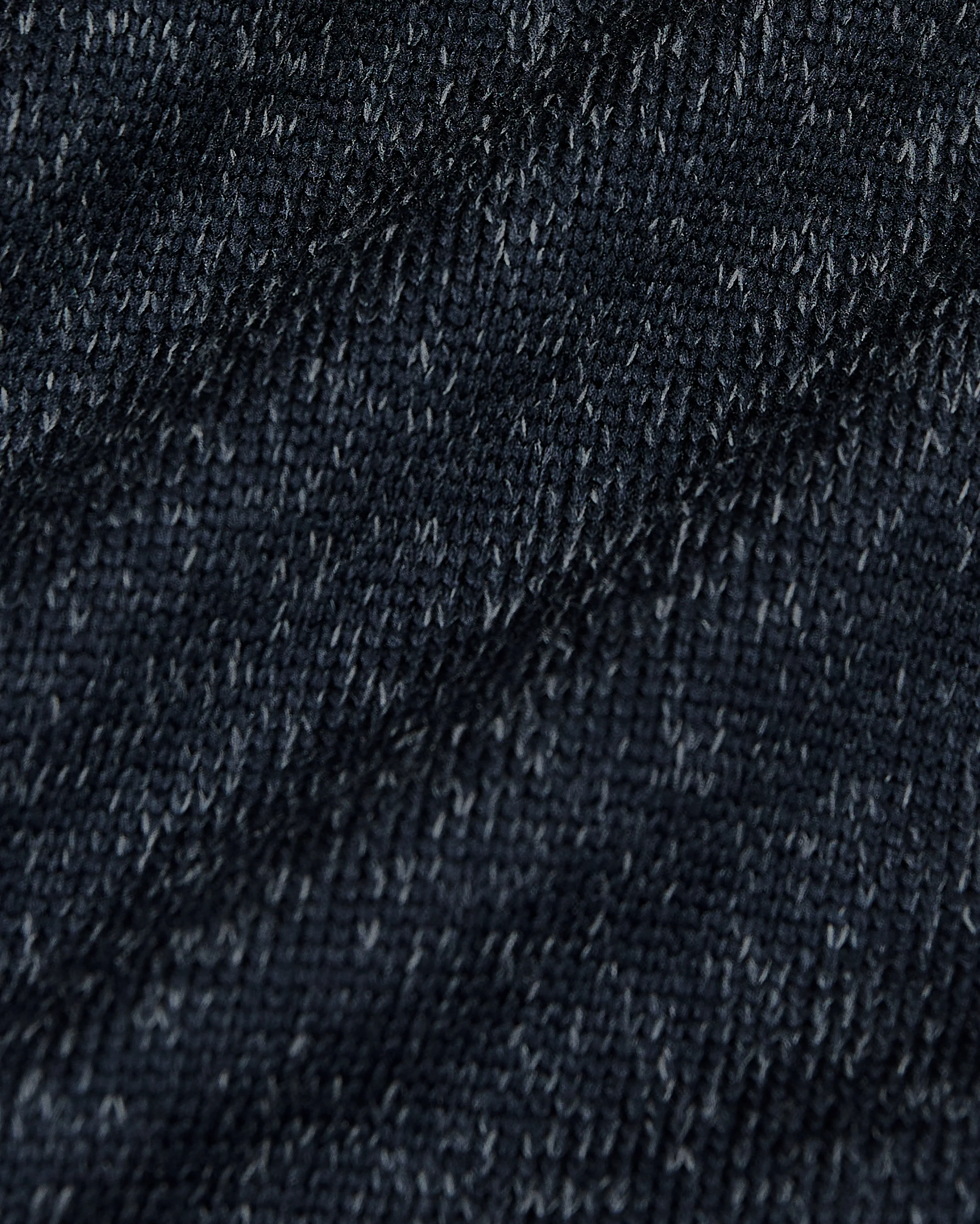 Navy Sweater Fleece Jacket - Image 8