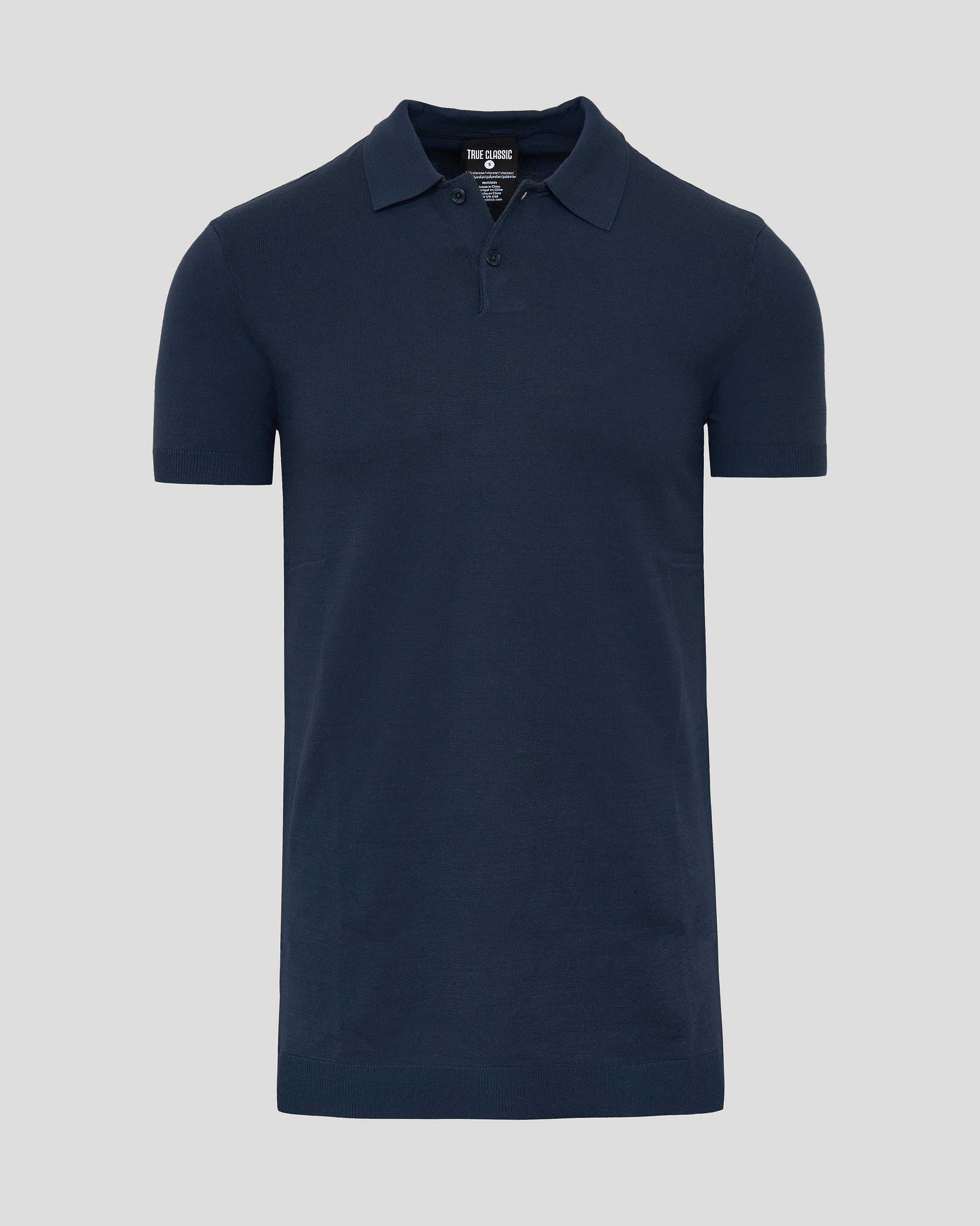 Navy Tall Dressy Polo - Image 2