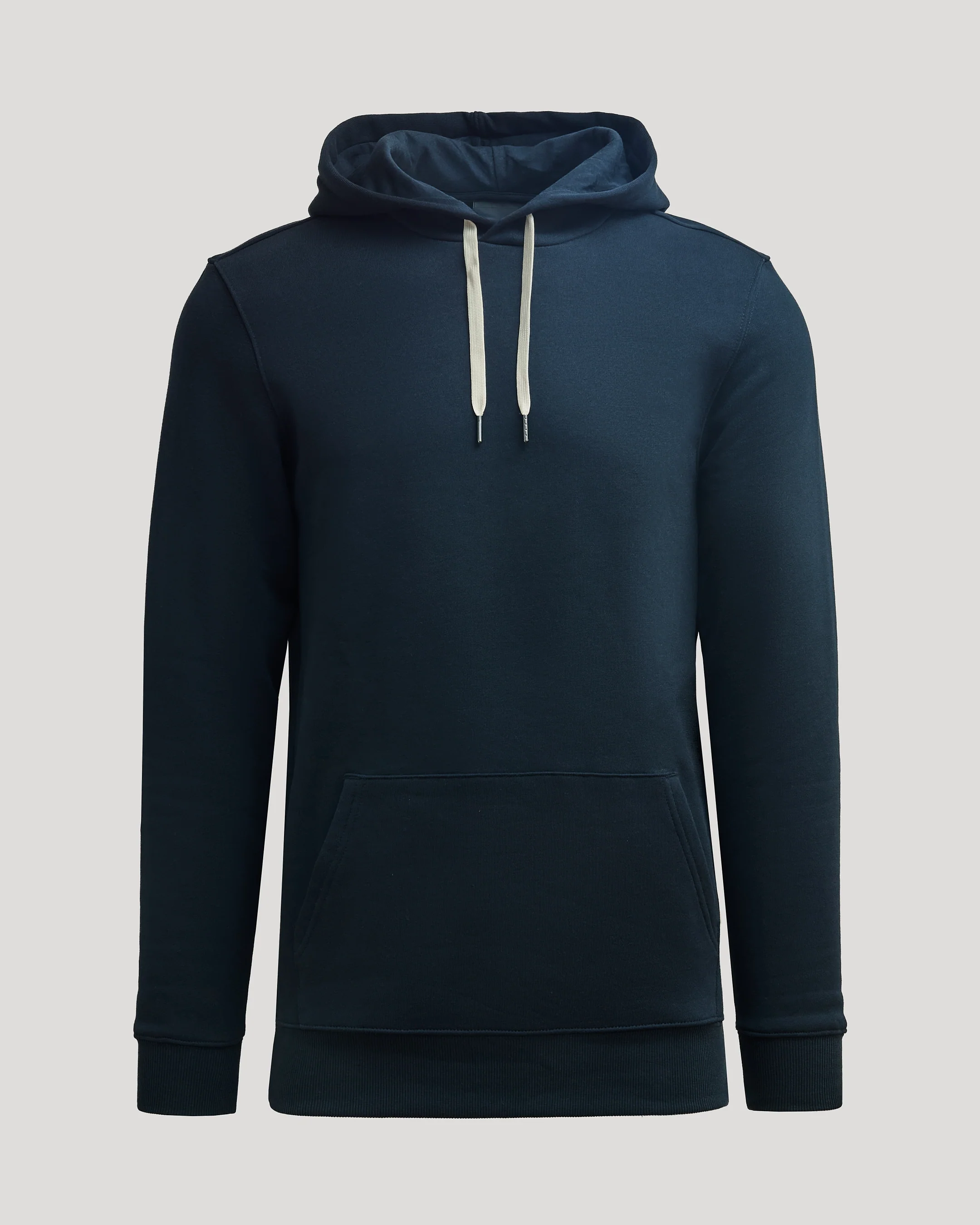 Navy Tall Fleece French Terry Pullover Hoodie - Image 2