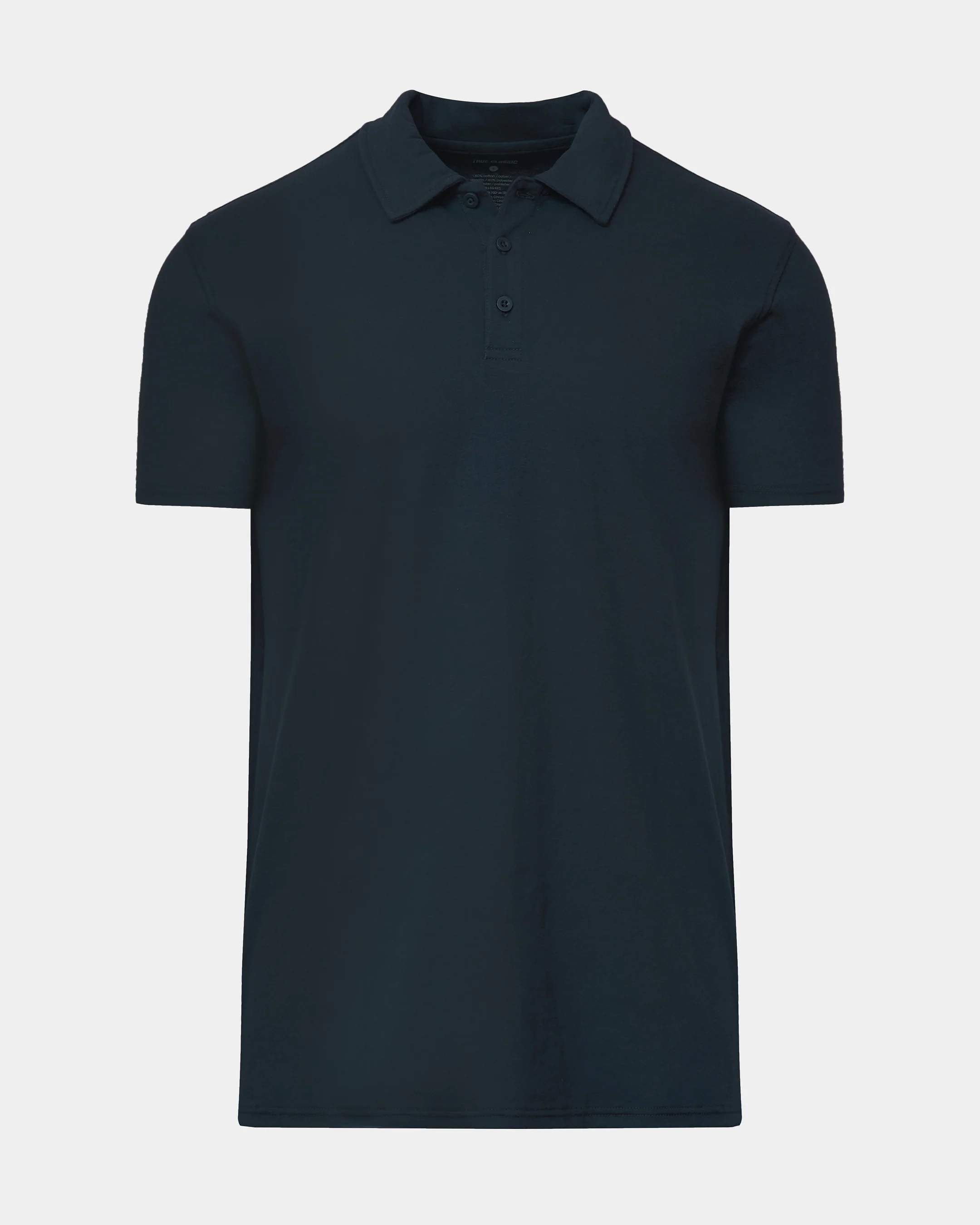 Navy Short Sleeve Tall Polo - Image 2